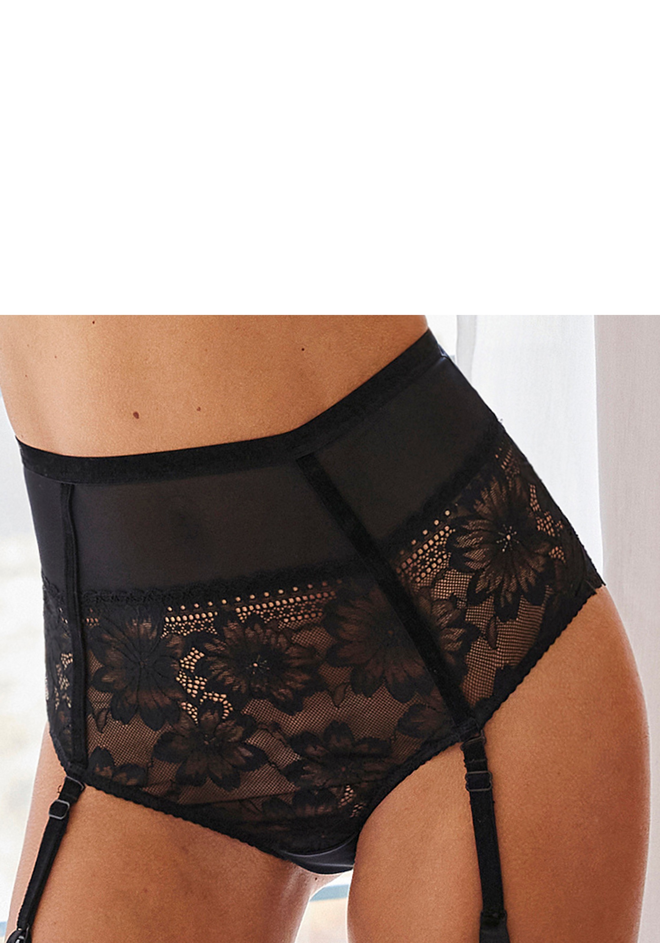 Image of petite fleur goldfarben High-Waist-Slip »Seduction«, mit abnehmbaren Strapsen bei Ackermann Versand Schweiz