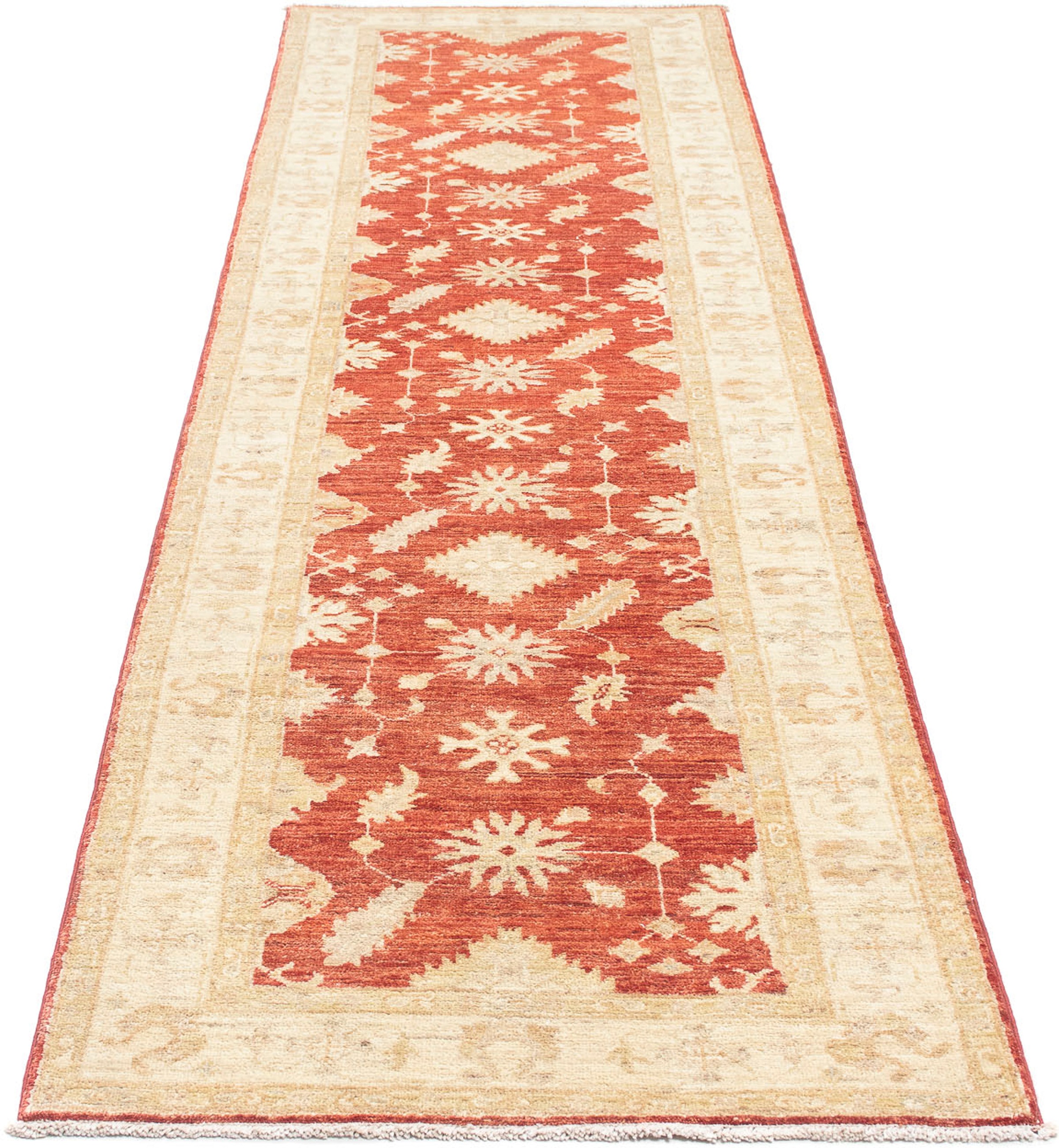 Image of morgenland Orientteppich »Ziegler - 289 x 81 cm - rot«, rechteckig, 6 mm Höhe, Wohnzimmer, Handgeknüpft, Einzelstück mit Zertifikat bei Ackermann Versand Schweiz
