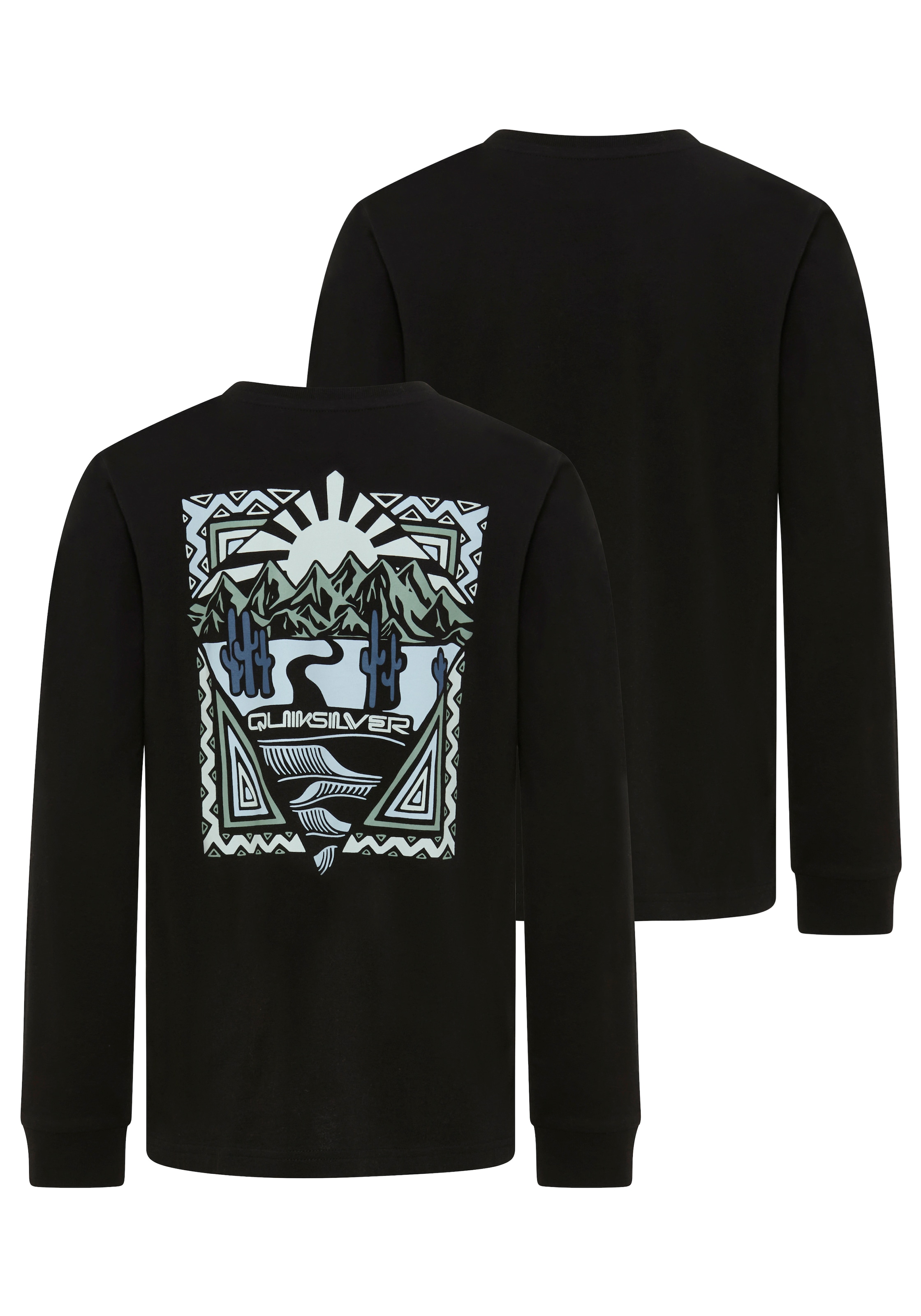Quiksilver T-shirt à manches longues »DESERT WAV TWIST TIDE LS PAK Y« 2 für vielseitige Aktivitäten, Rundhalsausschnitt, sportlicher Stil