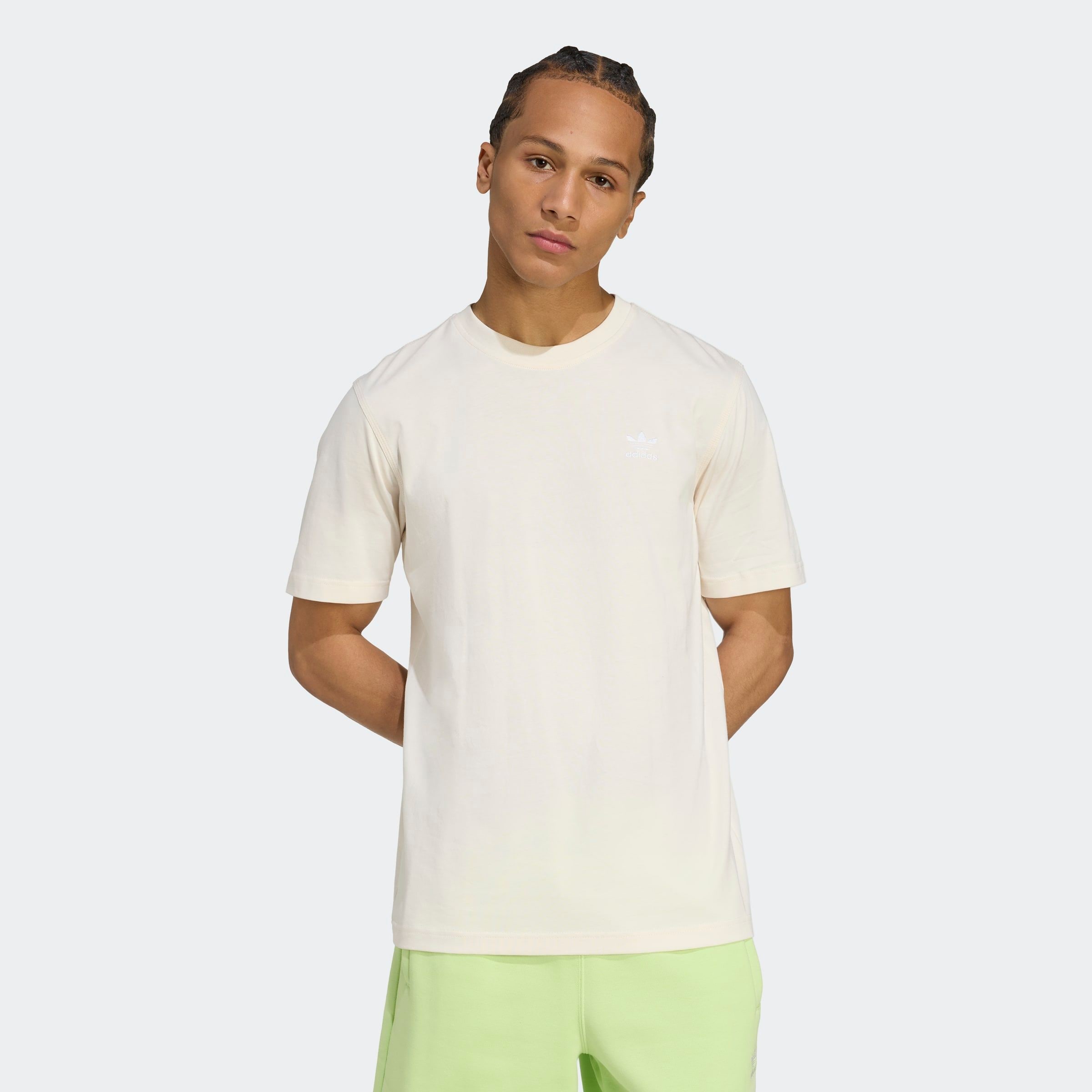 adidas Originals T-Shirt »TREFOIL ESS TEE«, drei Streifen Essentials Shirt mit Trefoil Logo