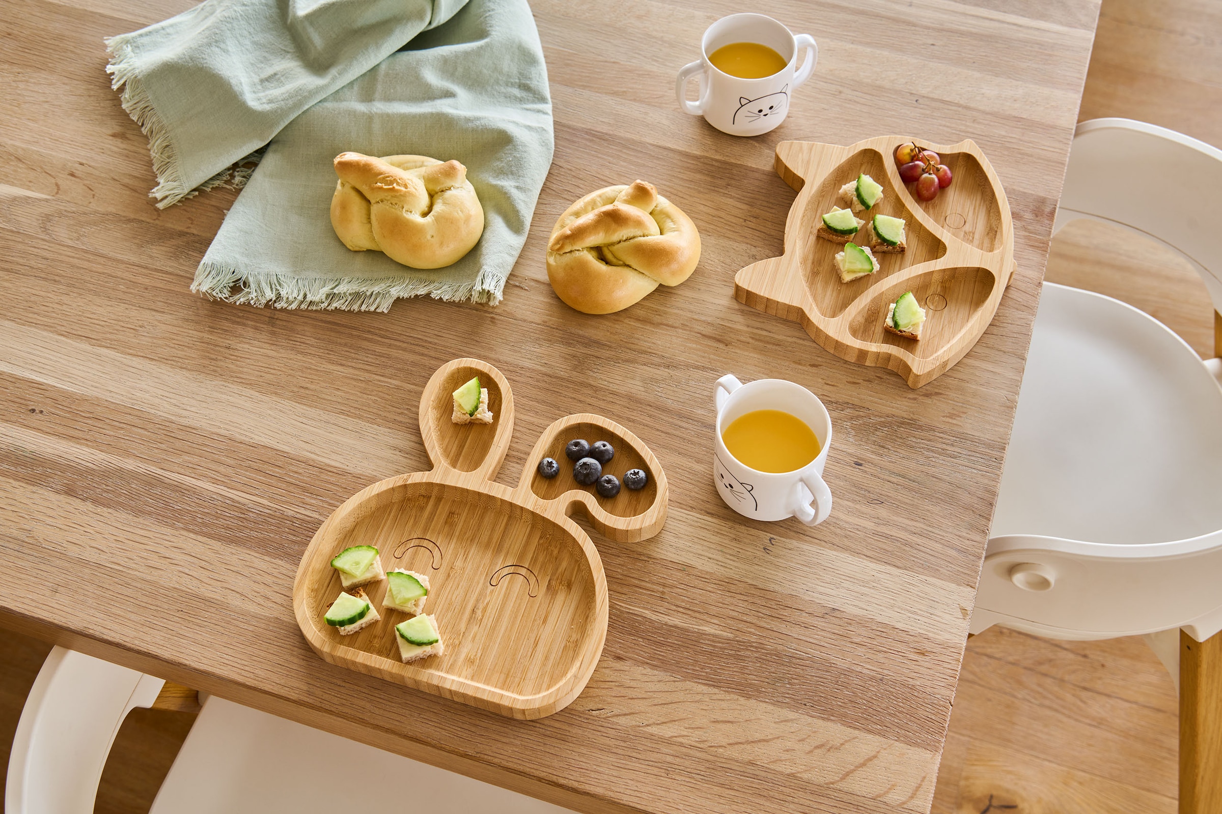 Zeller Present Speiseteller »Animals'« Tiermotiv Hase und Fuchs