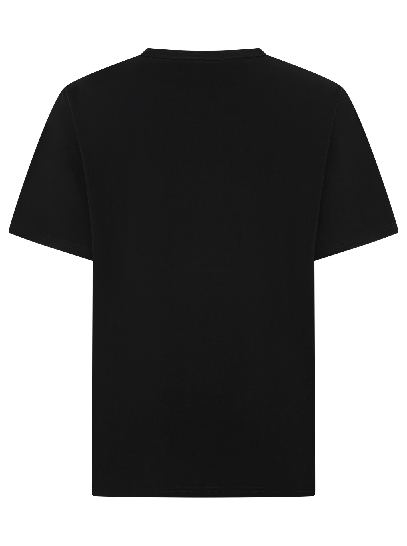 Zwillingsherz T-shirt »"Wild Wild Wild"« grosser, gestickter Schriftzug mit Leomuster, Rundhals