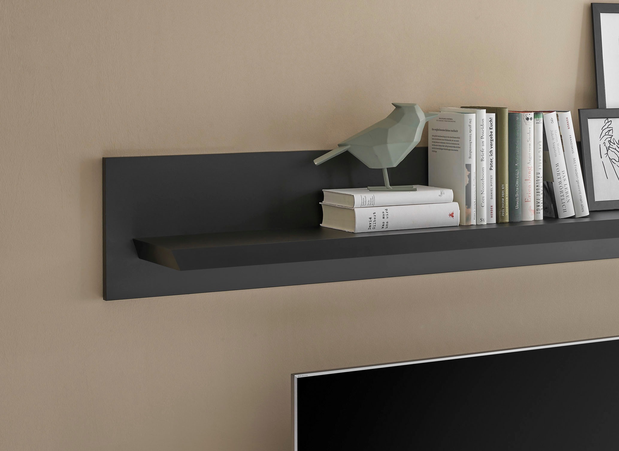 Home affaire Wohnwand »Lincoln, moderne Anbauwand, Komplettset im Landhausstil« Komplett-Set, 3 Stk. tlg.