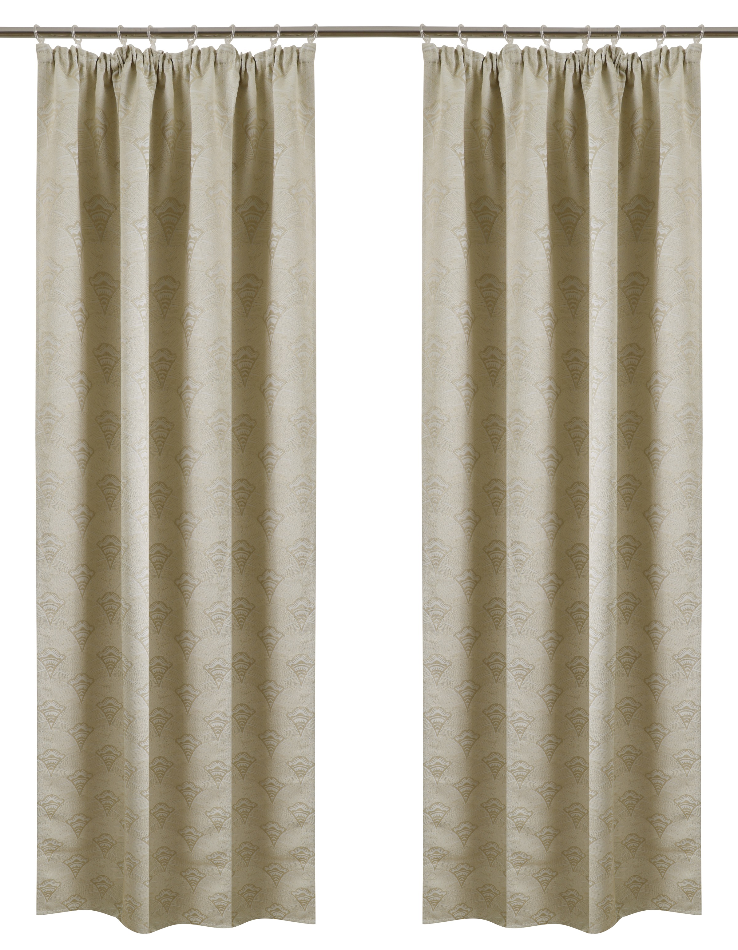 Bruno Banani Verdunkelungsvorhang "Alessio" Kräuselband 1 Stk. tlg. Elegantes Muster, Jacquard, verdunkelnder Vorhang, blickdicht,modern
