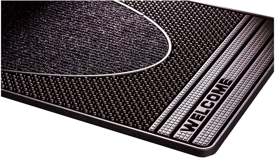 Home2Fashion Fussmatte »CenterClean«, rechteckig, 8 mm Höhe, schmale Schmutzfangmatte, strapazierfähig, In- und Outdoor geeignet