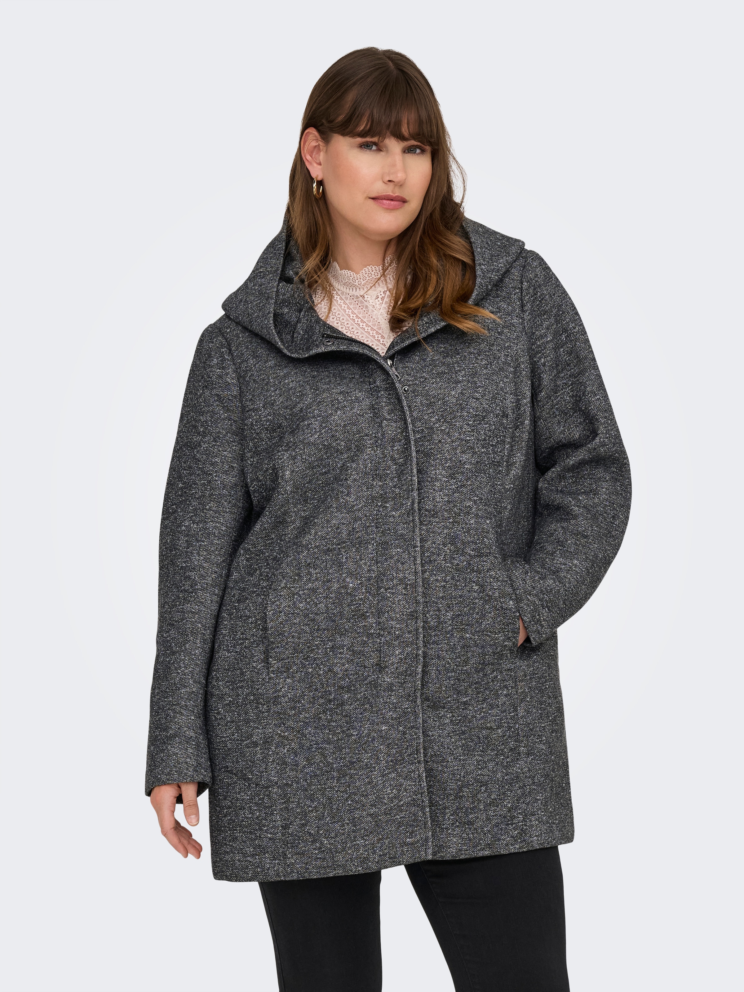 Image of ONLY CARMAKOMA Kurzmantel "CARSEDONA LIGHT COAT OTW NOOS"