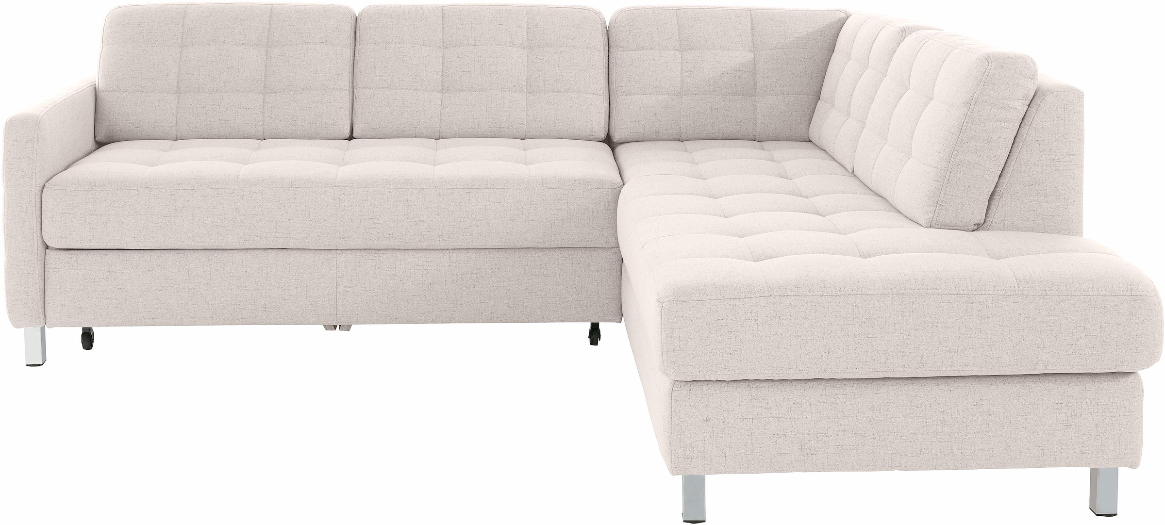 sit&more Ecksofa »Picasso L-Form« wahlweise mit Bettfunktion und Bettkasten