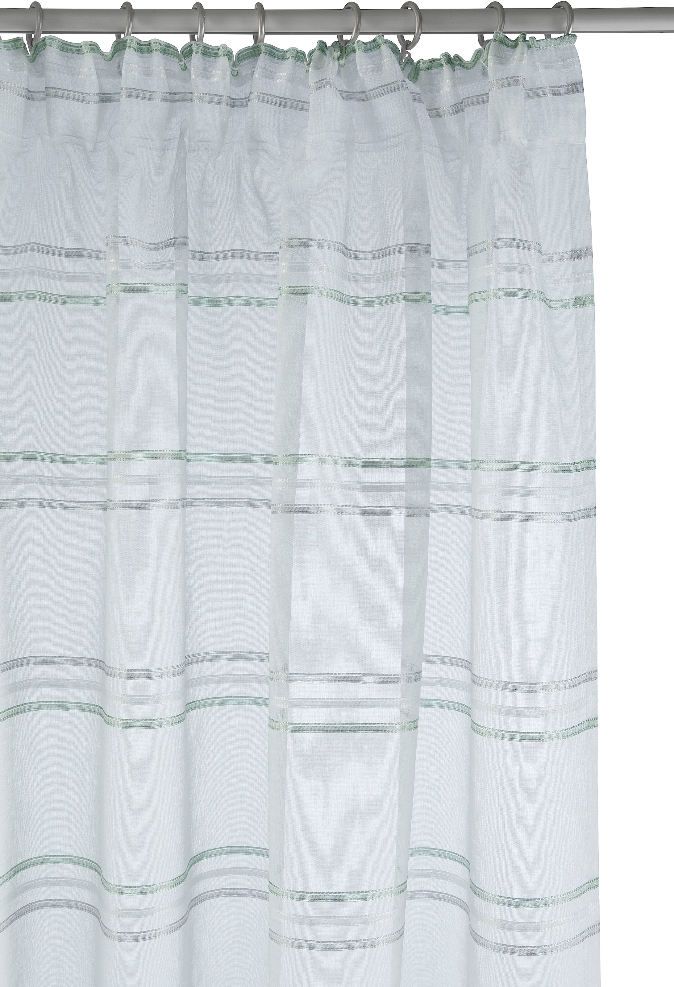 GOODproduct Rideau »Sirii« Bande multifonctionnelle 1 cuis tlg. Halbtransparent, angenehme Haptik, mit Querstreifen, modern