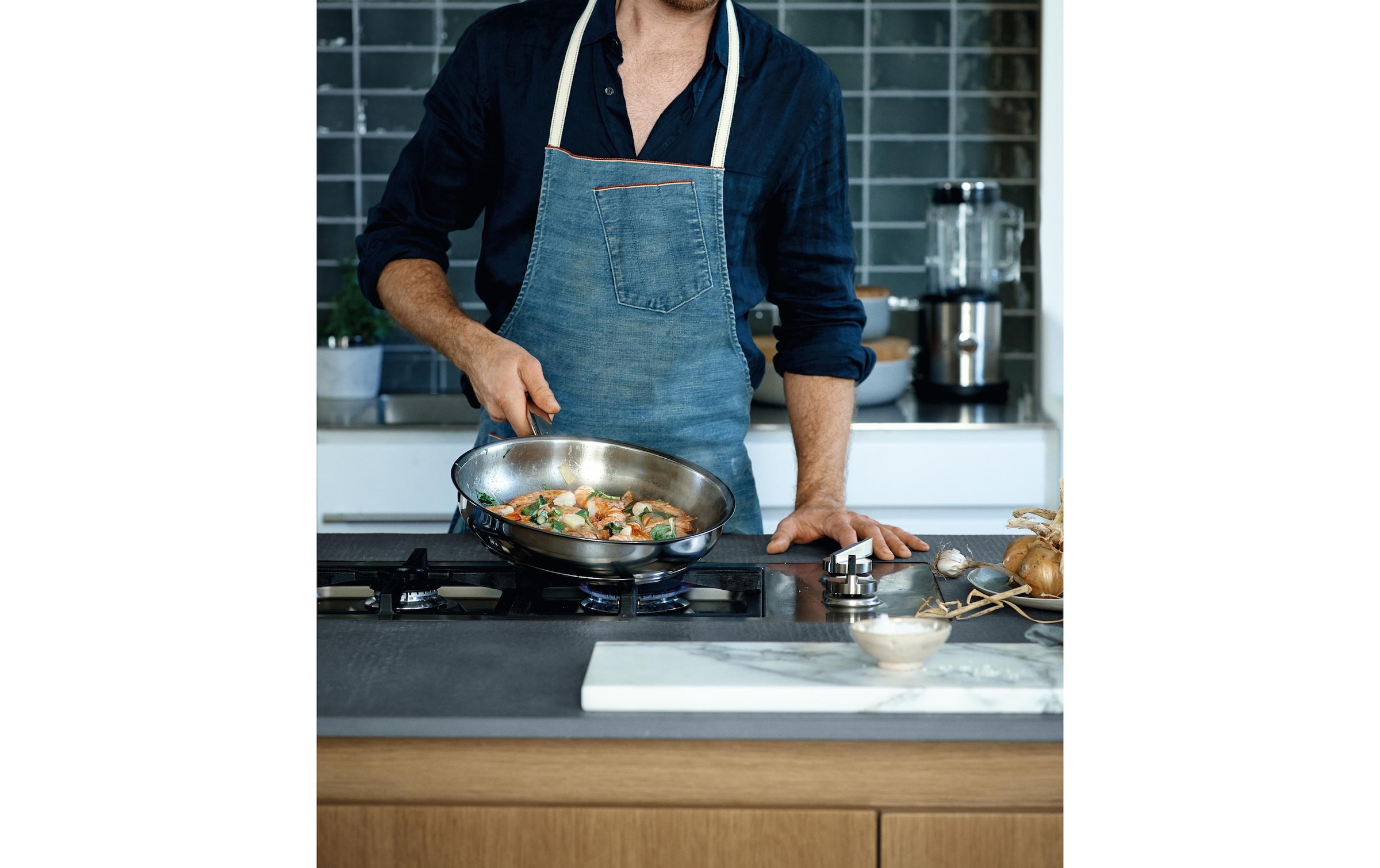 WMF Poêle à frire »Profi 24 cm« Edelstahl 18/10