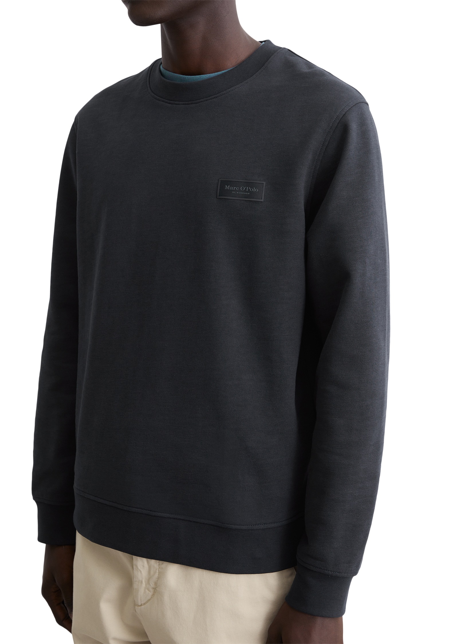 Marc O'Polo Sweatshirt, mit leicht unregelmässiger Slub-Sweat-Struktur