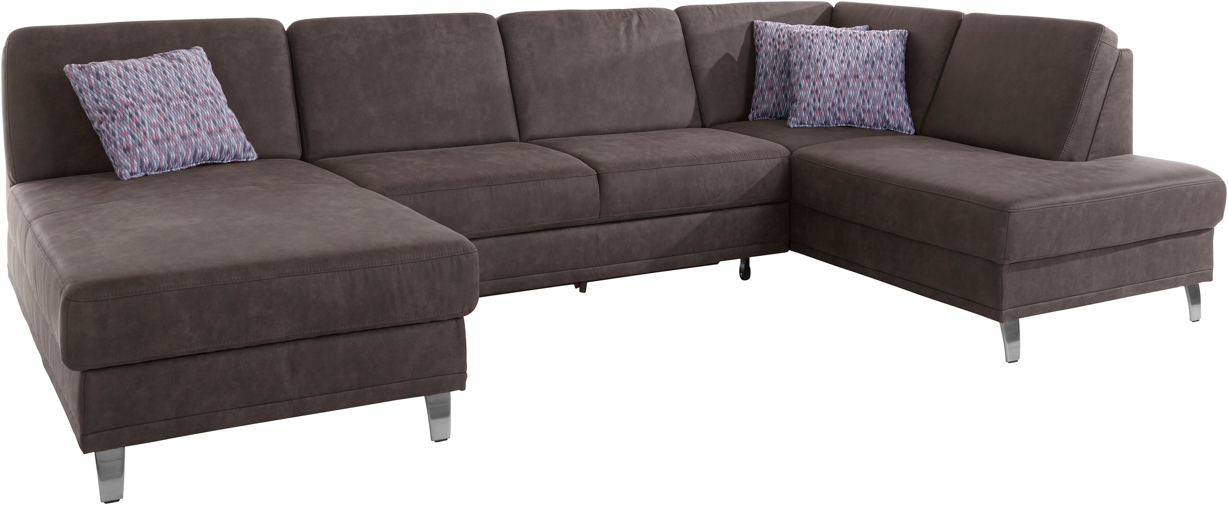 sit&more Wohnlandschaft »Clio U-Form«, wahlweise mit Bettfunktion und Bettkasten, inklusive Federkern