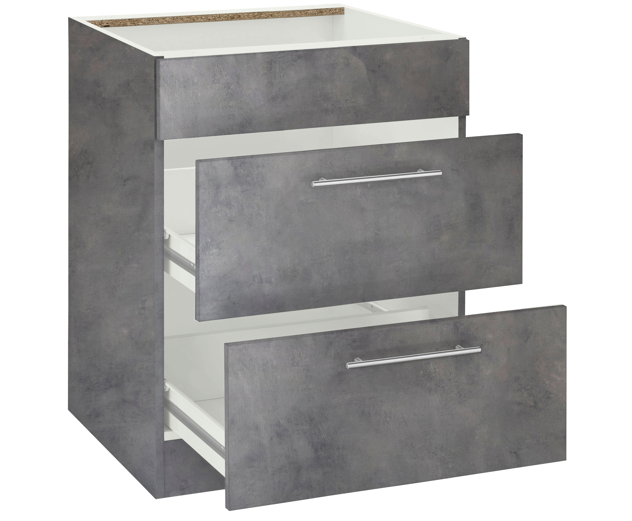 wiho Küchen Armoire d'encastrement pour table de cuisson »Cali, TOPSELLER« 60 cm breit, ohne Arbeitsplatte