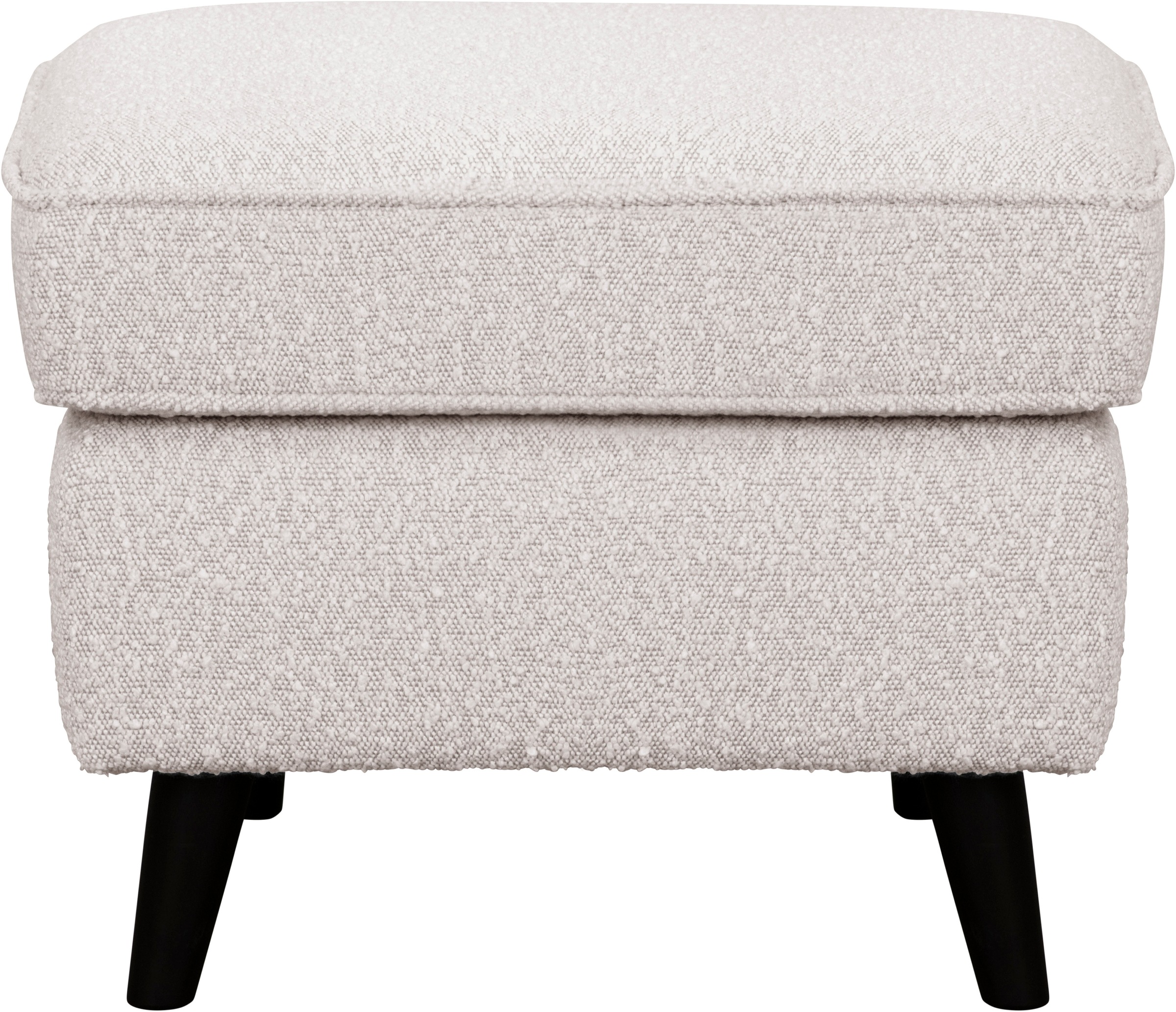 Home affaire Polsterhocker »Polsterhocker CHISTELLE, auch in Bouclé«, mit Wellenunterfederung, Masse: B/TH: 57/57/46 cm