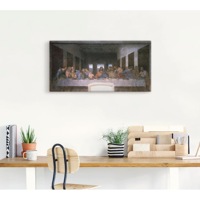 Artland Wandbild »Das letzte Abendmahl«, Religion, (1 St.), als  Leinwandbild, Wandaufkleber oder Poster in versch. Grössen günstig kaufen