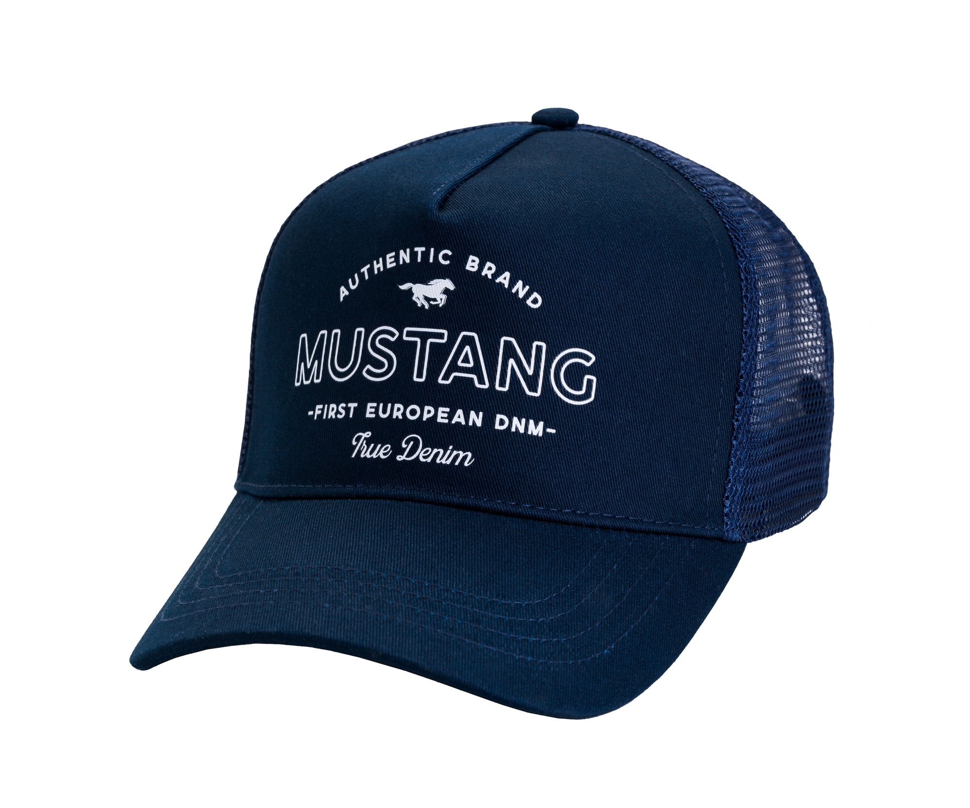 MUSTANG Casquette de baseball 1 cuis gerundeter Schirm, Grössenverstellbar, Markenlogo vorne