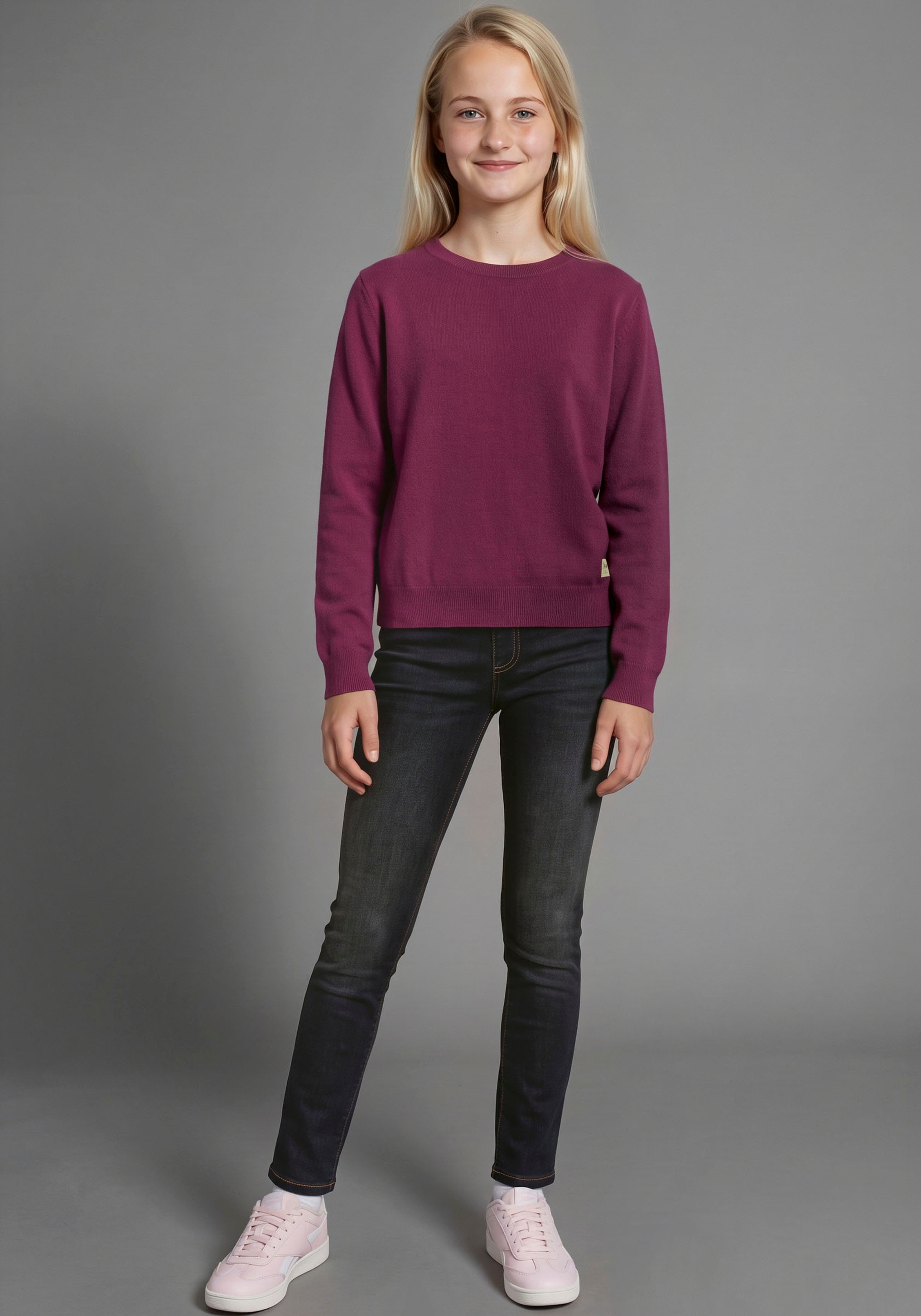 H.I.S Sweat-shirt »2er Pack H.I.S Sweats, Must-Have Basic in kurzer Form«, 2er Paquet, 2 sweatshirts en pack, basiques dans des couleurs tendance, manches longues
