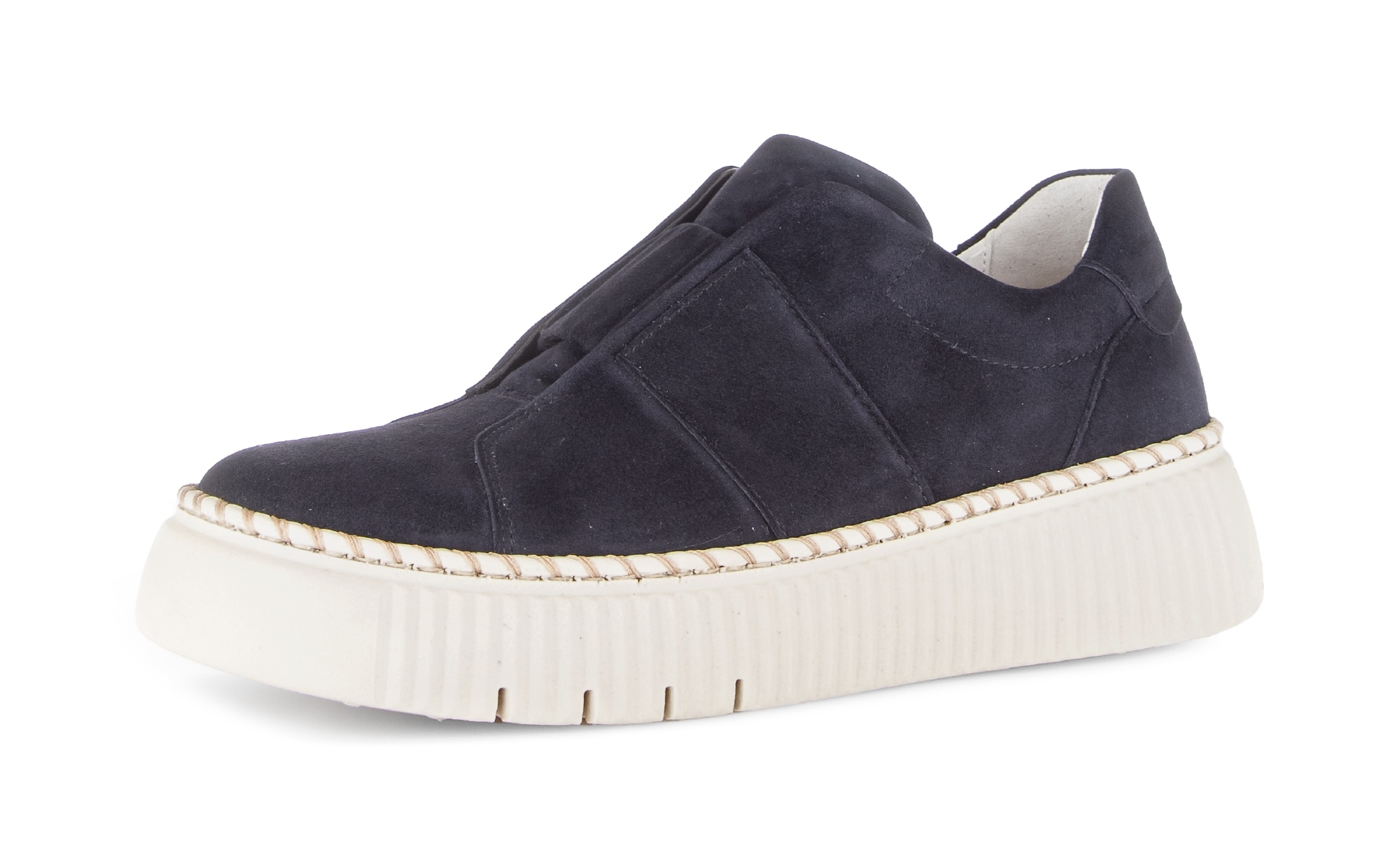 Image of Gabor Plateausneaker, Freizeitschuh, Halbschuh, Slipper mit Gummizug-Band über dem Rist
