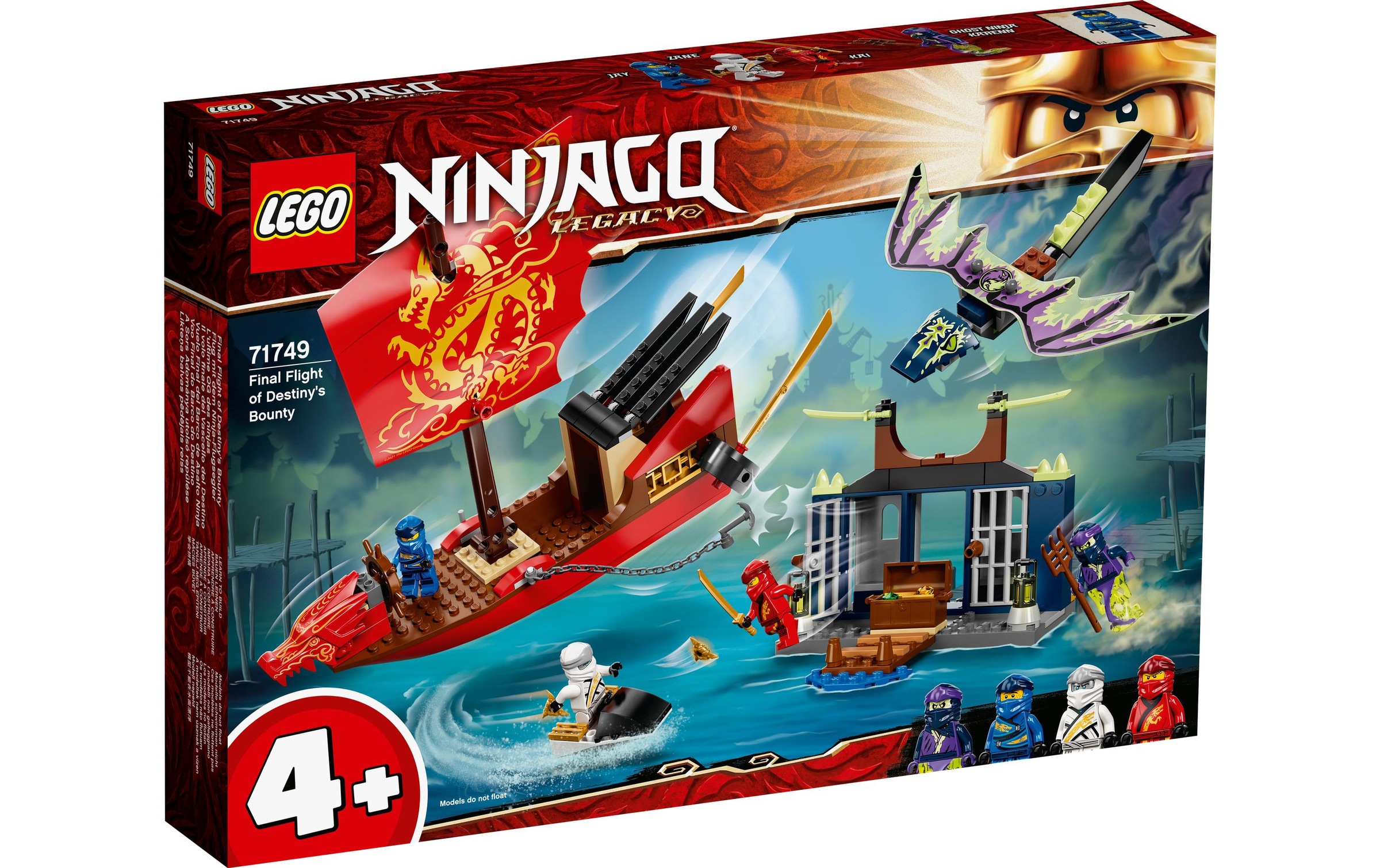 Image of LEGO® Konstruktionsspielsteine »Flug mit dem Ninja« bei Ackermann Versand Schweiz