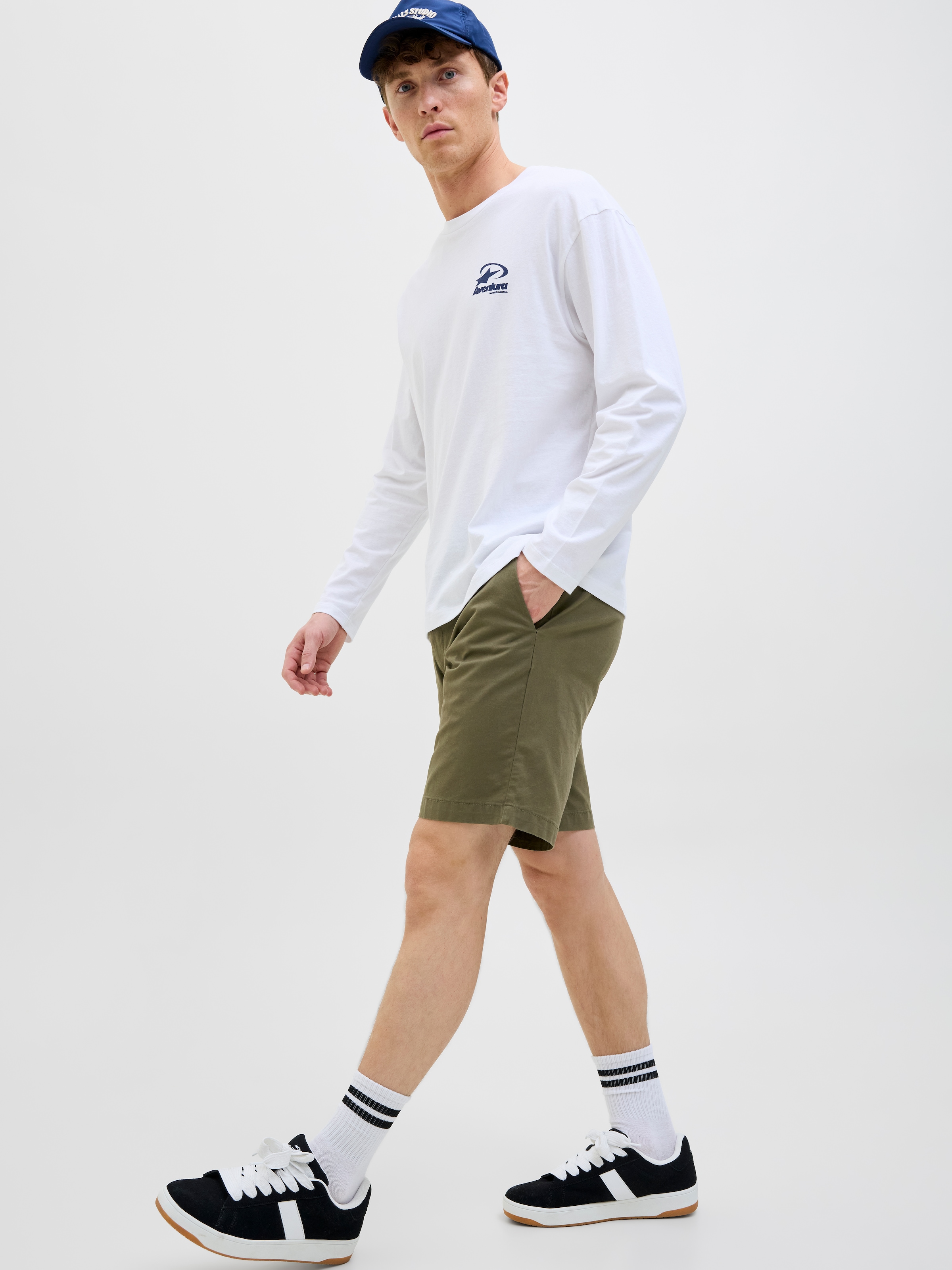 Jack & Jones Shorts »JPSJAIDEN CAMPAIGNHYBRIDJOGGERSHORT MID«
