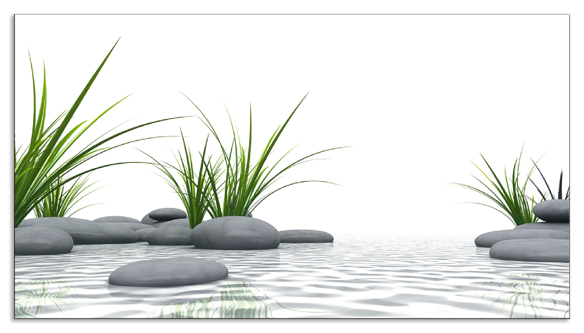 Image of Artland Küchenrückwand »3 D Steine«, (1 tlg.), selbstklebend in vielen Grössen - Spritzschutz Küche hinter Herd u. Spüle als Wandschutz vor Fett, Wasser u. Schmutz - Rückwand, Wandverkleidung aus Alu bei Ackermann Versand Schweiz