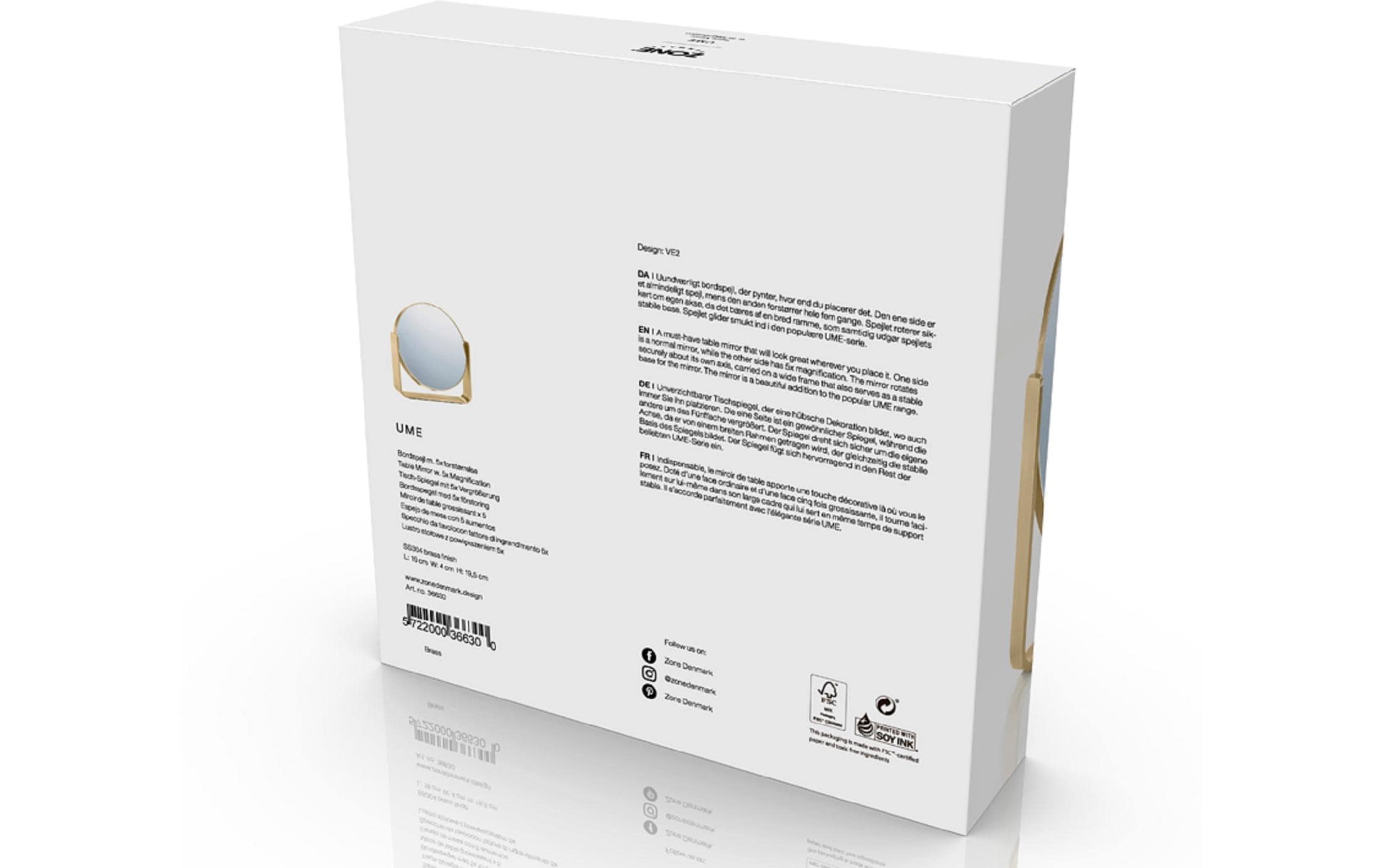 Zone Denmark Kosmetikspiegel »Zone Ume«