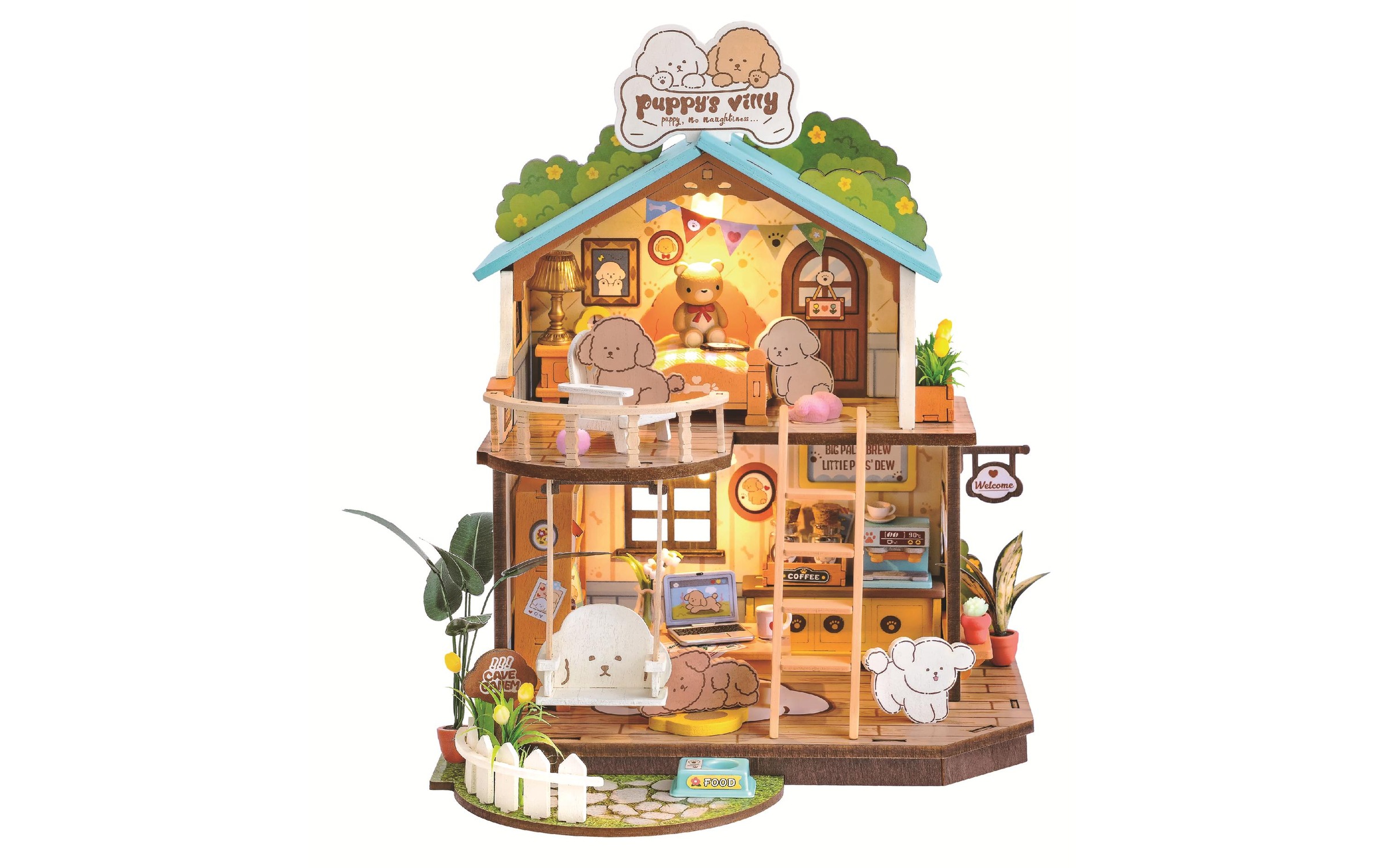   Modellbausatz »RoboTime Welpen Villa«