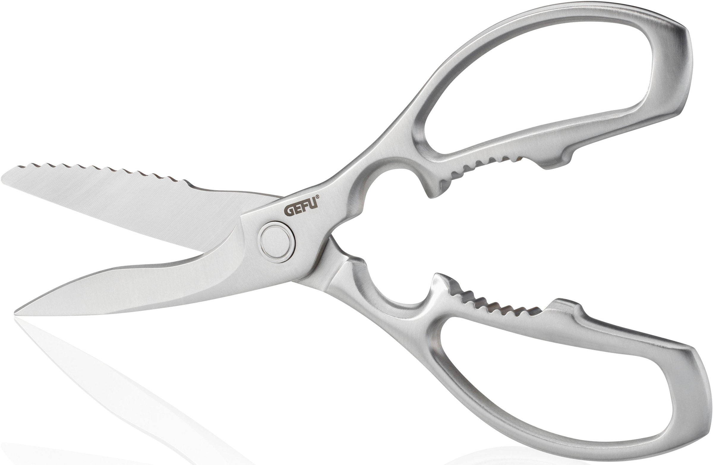 Image of GEFU Universalschere "PRIMERA" Rechts/Linkshänder, hochwertig und extrem robust, Edelstahl mattiert