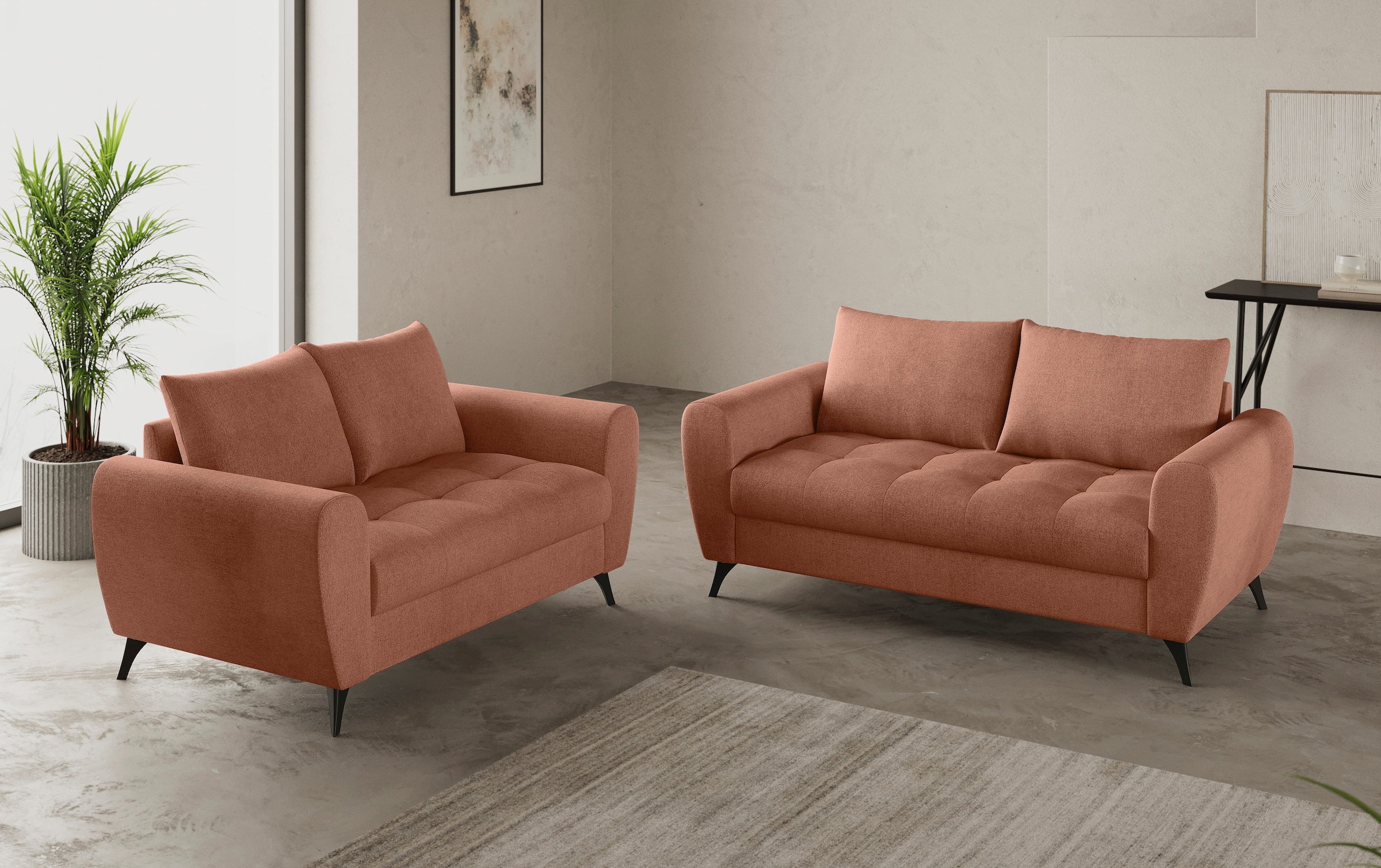 Mr. Couch 2,5-Sitzer »Blackburn II«, Mit Kaltschaumpolsterung bis 140 kg belastbar