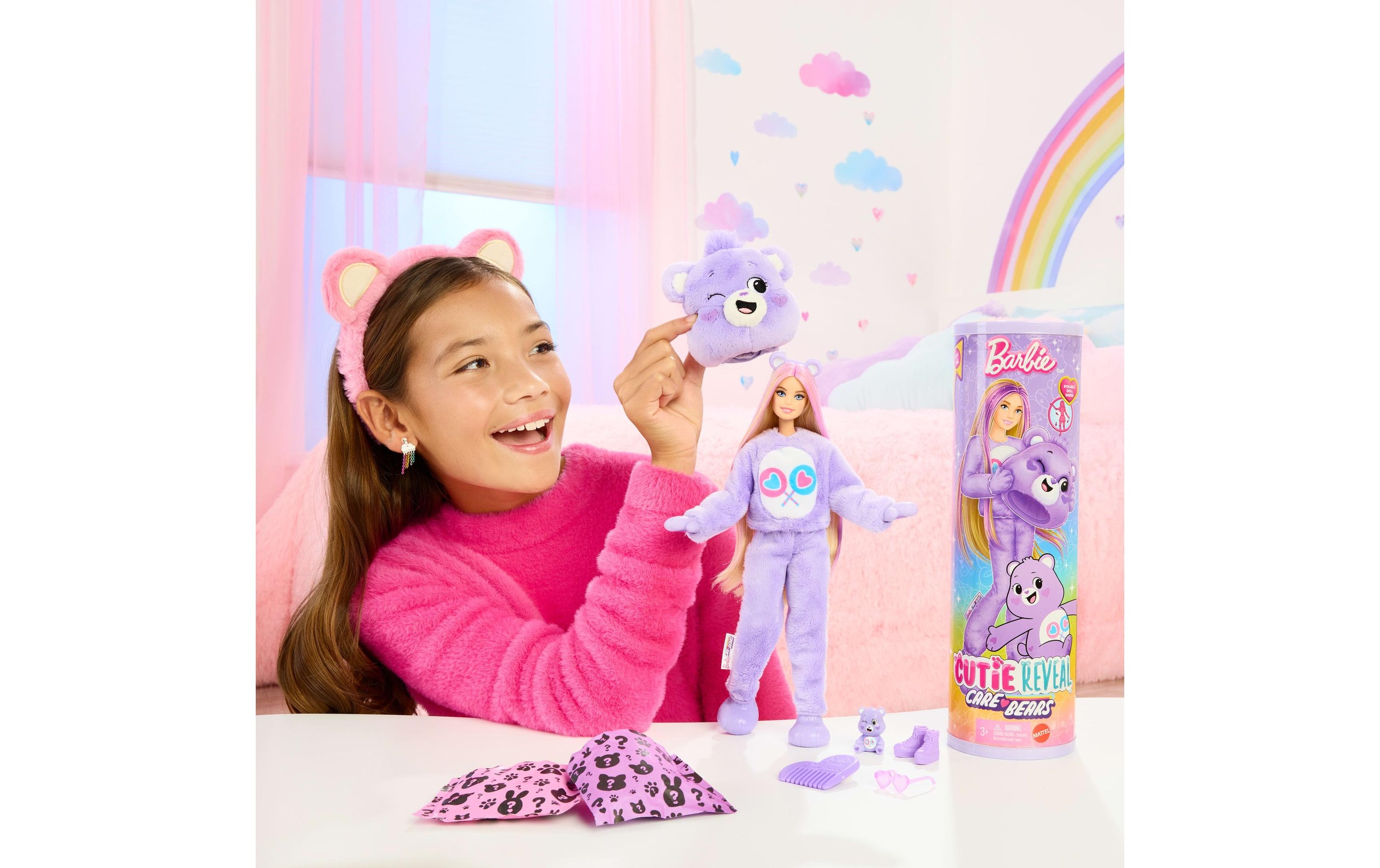 Barbie Anziehpuppe »Cutie Reveal Care Bears 1 Teile-gern-Bärchi«
