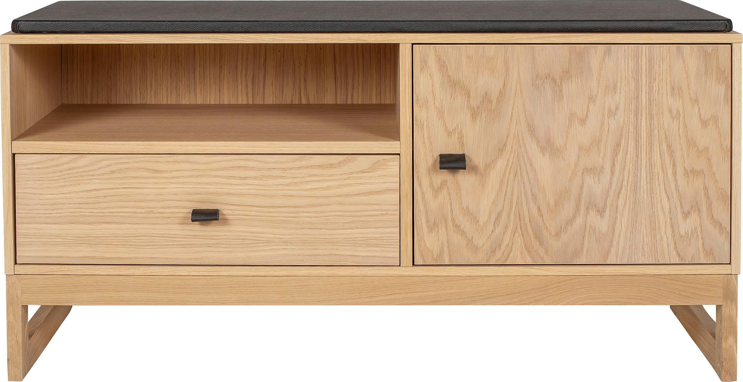 Image of Woodman Schuhbank "Slussen" im skandinavian Design, Holzfurnier aus Eiche, FSC-zertifiziert