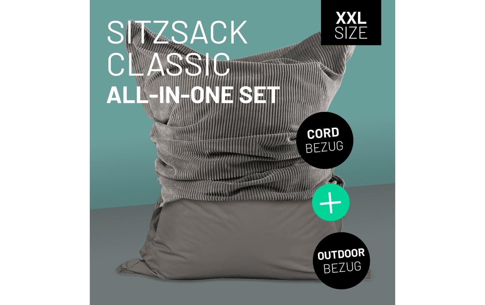 Lumaland Sitzsack »+ Cordhülle 380 l« 3 Stk. tlg.