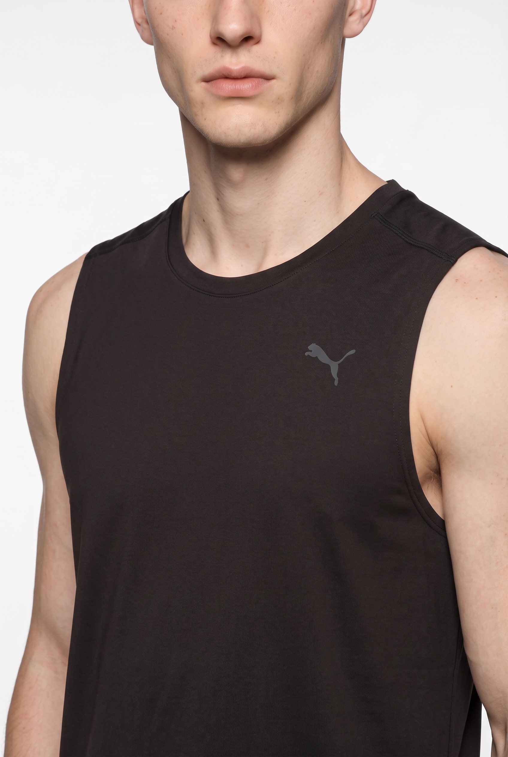 PUMA Débardeur »M PWRTRAIN SLEEVELESS TEE« débardeur d’entraînement, sans manches, col rond