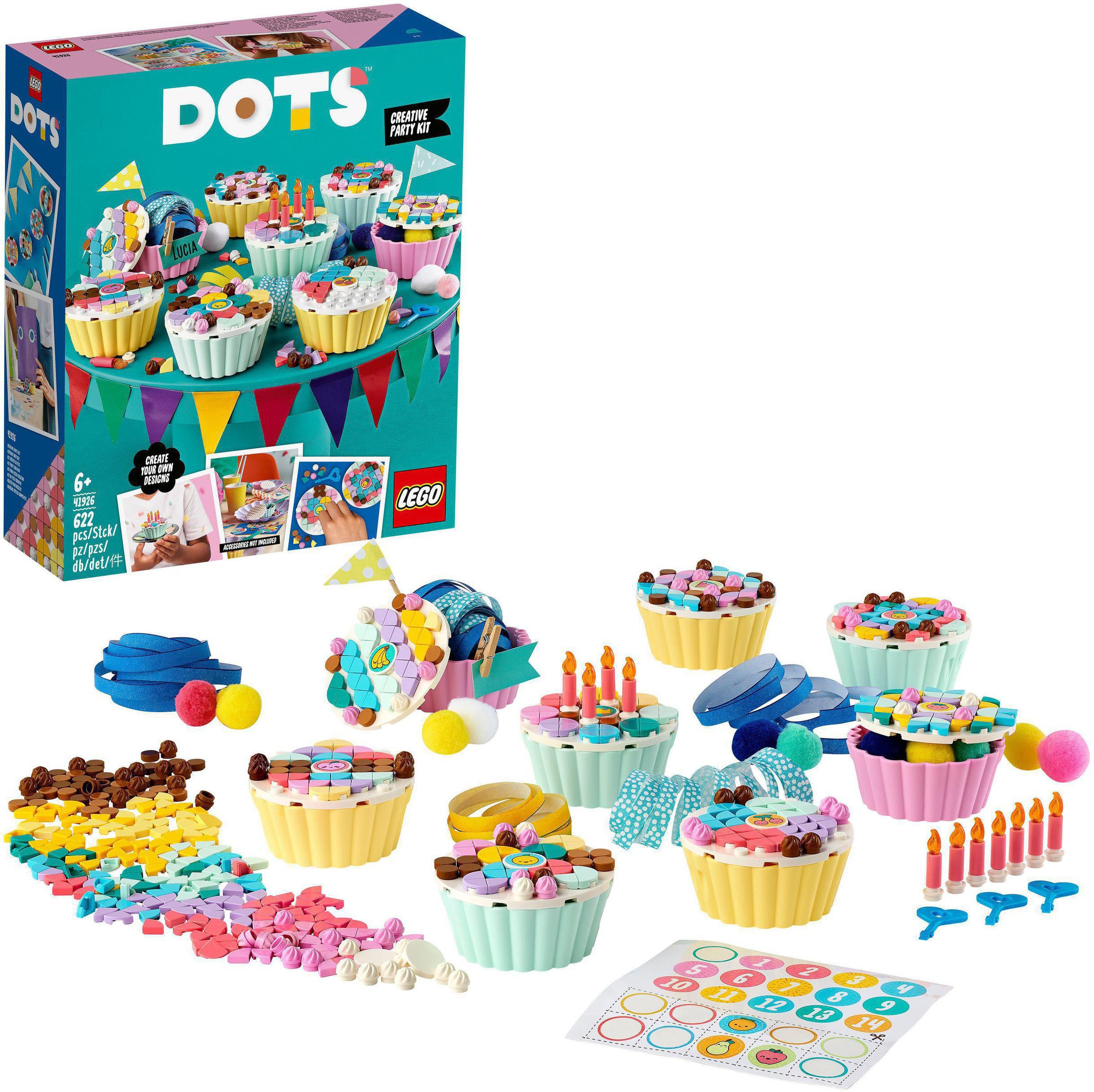 Image of LEGO® Konstruktionsspielsteine »Cupcake Partyset (41926), LEGO® DOTS«, (622 St.), Made in Europe bei Ackermann Versand Schweiz