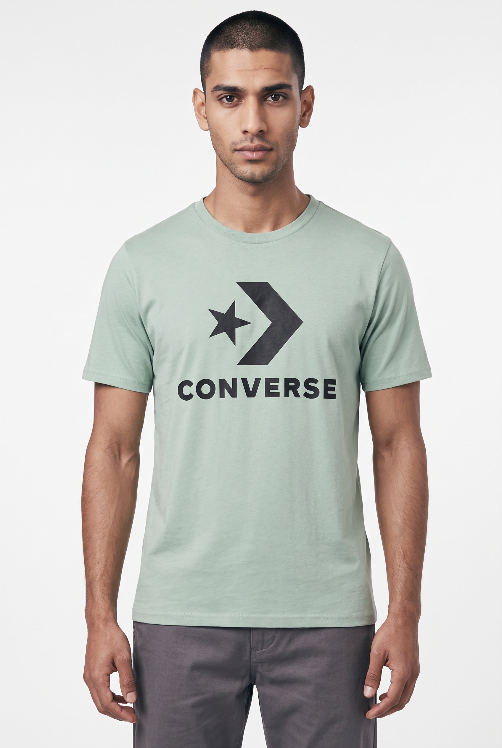 Image of Converse T-Shirt Kurzarm, aus Baumwolle, normale Schnittform