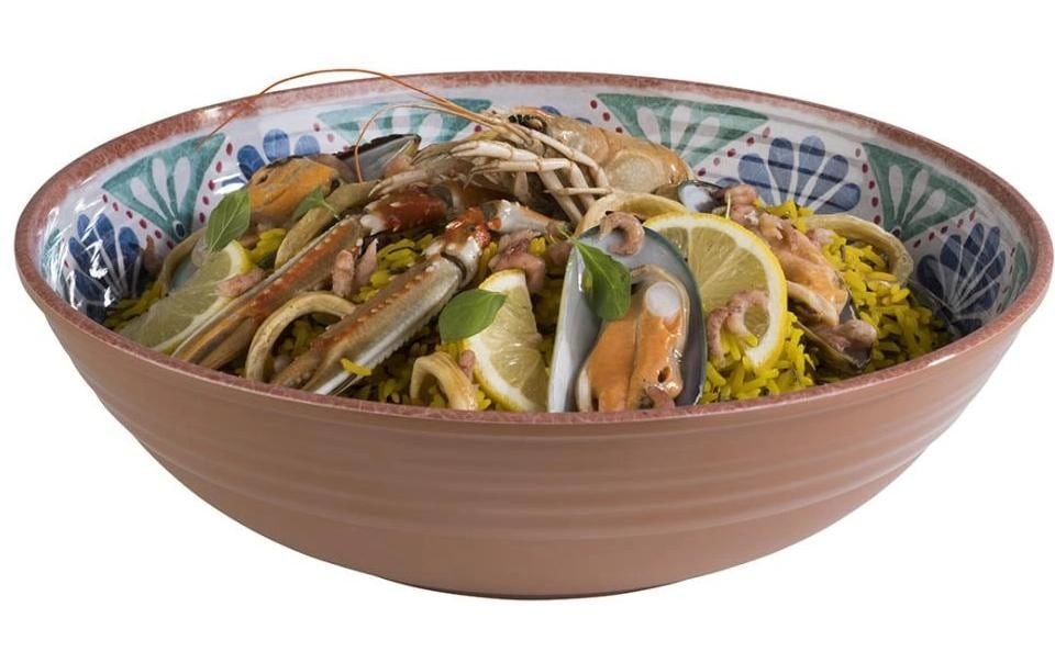 APS Schüssel »Arabesque« aus Melamin Mediterraner Stil, Ø 31 cm, 3 Liter Inhalt, spülmaschinengeeignet