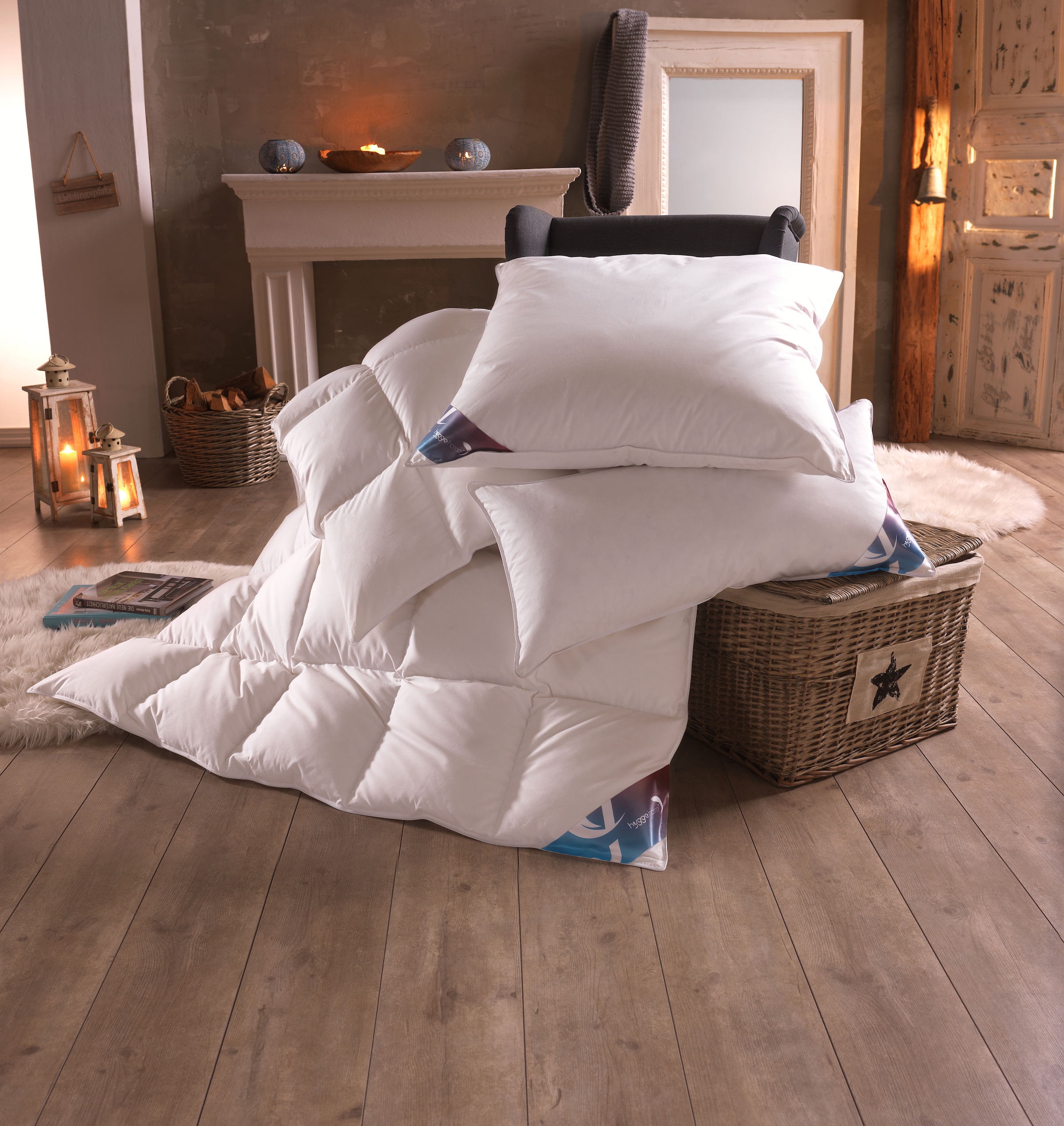 Image of Haeussling Gänsedaunenbettdecke "Luksus Hygge" warm Füllung 100Gaensedaunen 1 Stk. tlg.