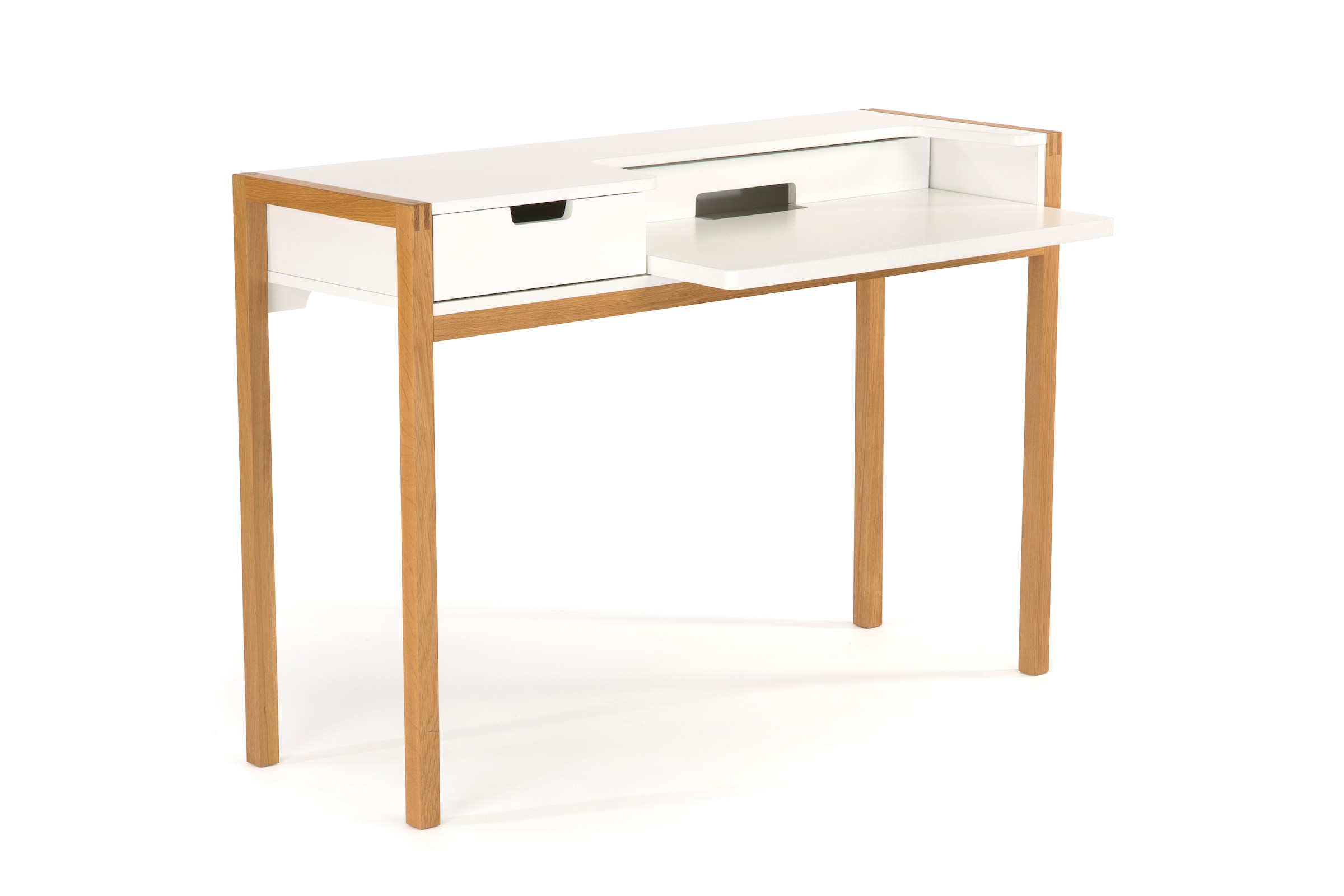 Woodman Schreibtisch »Farringdon«, skandinavisches Design, Home Office, praktisch ausziehbar