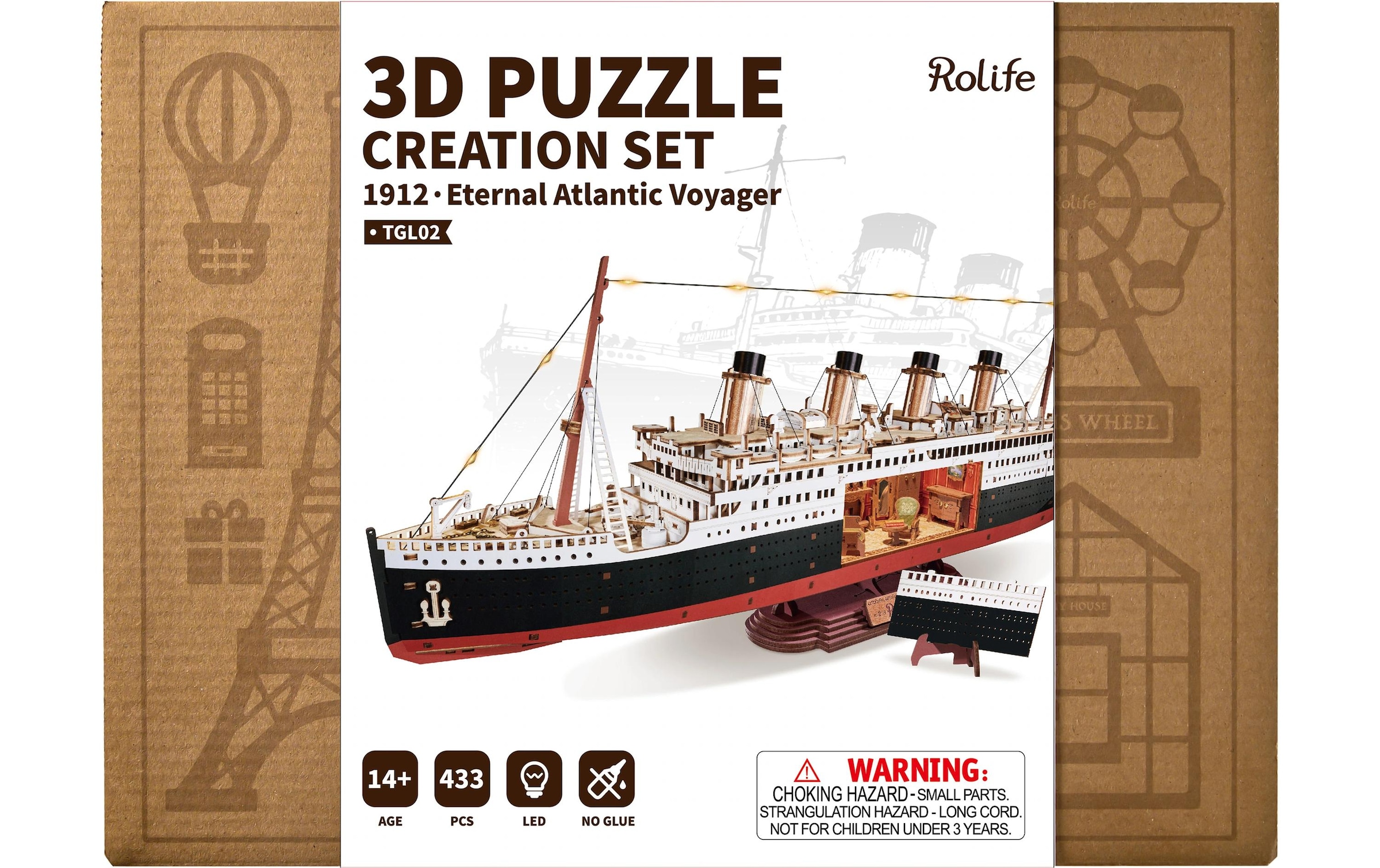   Modellbausatz »Rolife 1912 ·Eternal Atlantic Voyager« 1 Stk. tlg.