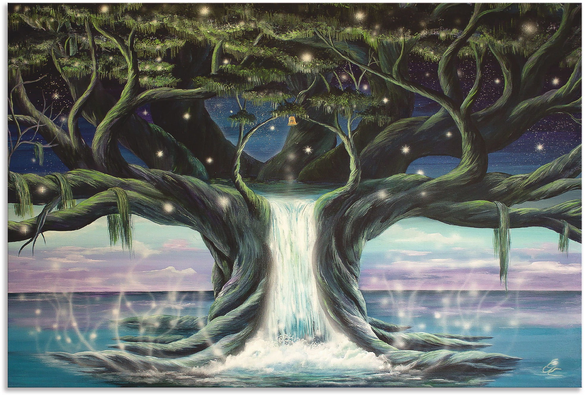 Image of Artland Wandbild »Der Baum der Seelen«, Landschaften, (1 St.), in vielen Grössen & Produktarten - Alubild / Outdoorbild für den Aussenbereich, Leinwandbild, Poster, Wandaufkleber / Wandtattoo auch für Badezimmer geeignet bei Ackermann Versand Schweiz