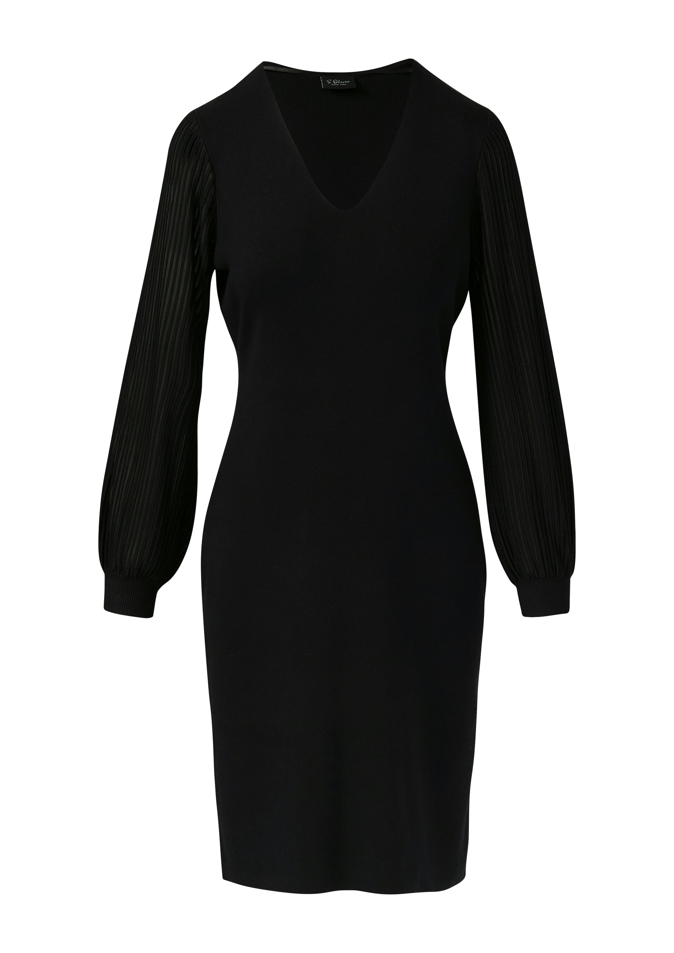 s.Oliver BLACK LABEL Robe en tricot avec encolure en V