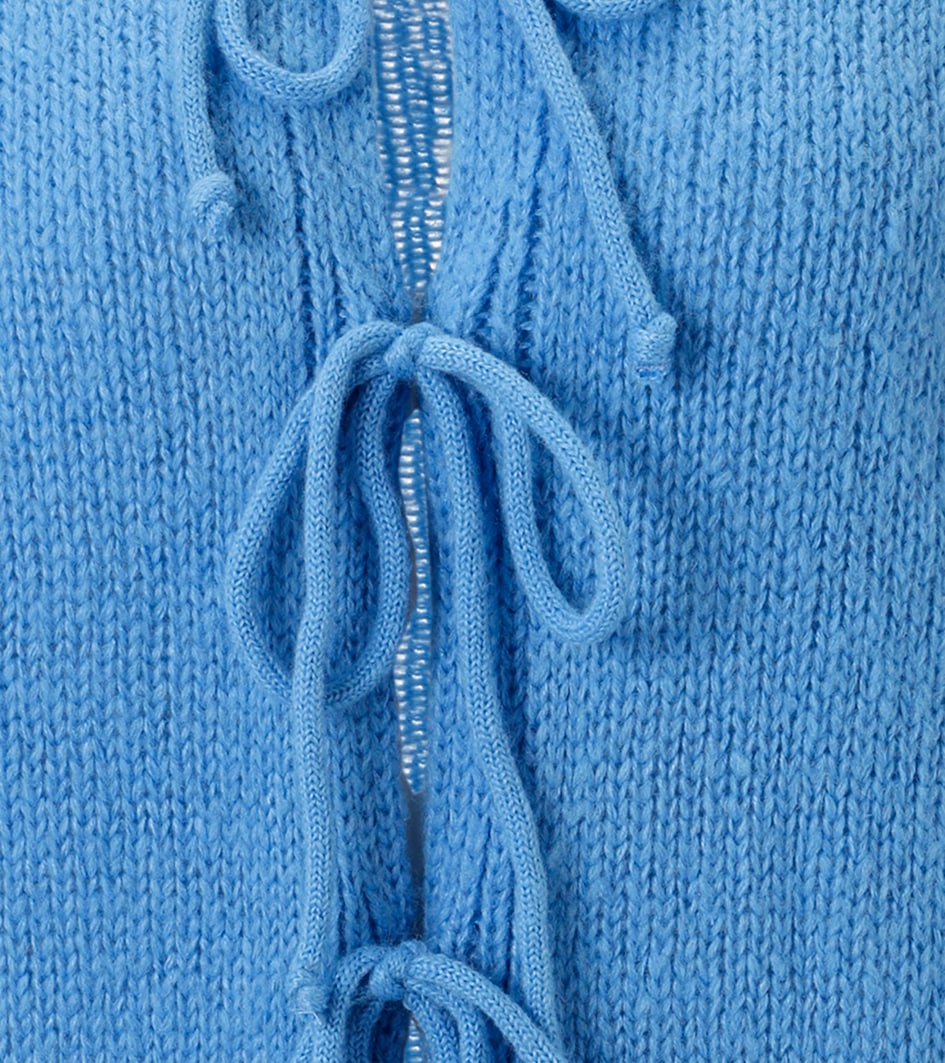 Aniston CASUAL Strickjacke, mit trendigen Bindebändern zu schliessen - NEUE KOLLEKTION