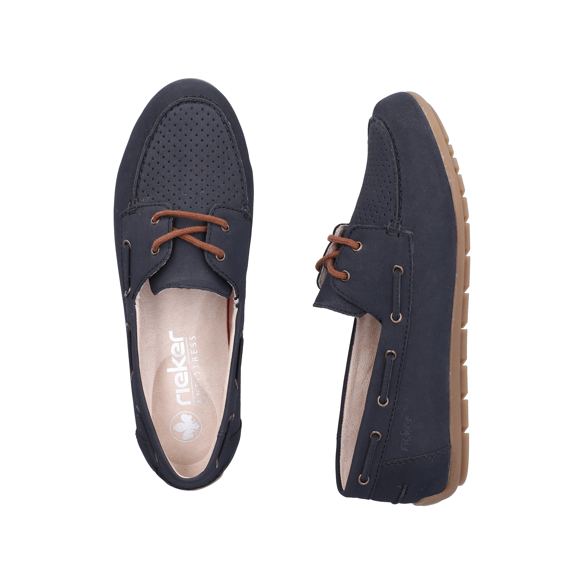 Rieker Bottes  Mocassin, chaussure à lacets, chaussure basse avec semelle intérieure souple
