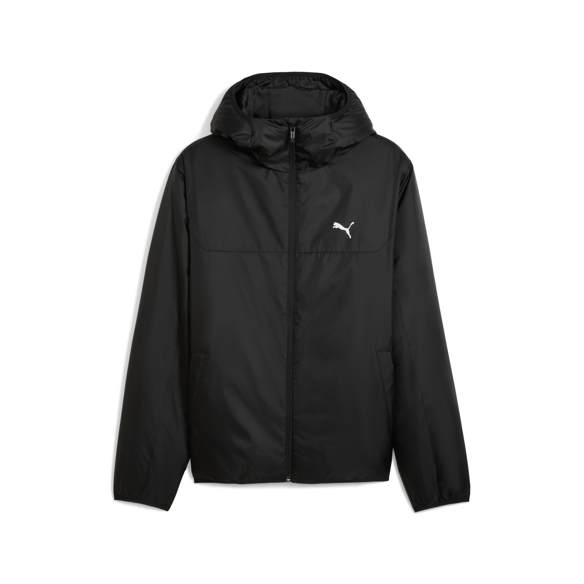 Image of PUMA Winterjacke "ESS LIGHT PADDED JACKET" mit Kapuze sportlicher Stil, mit Kapuze, mit Reissverschluss