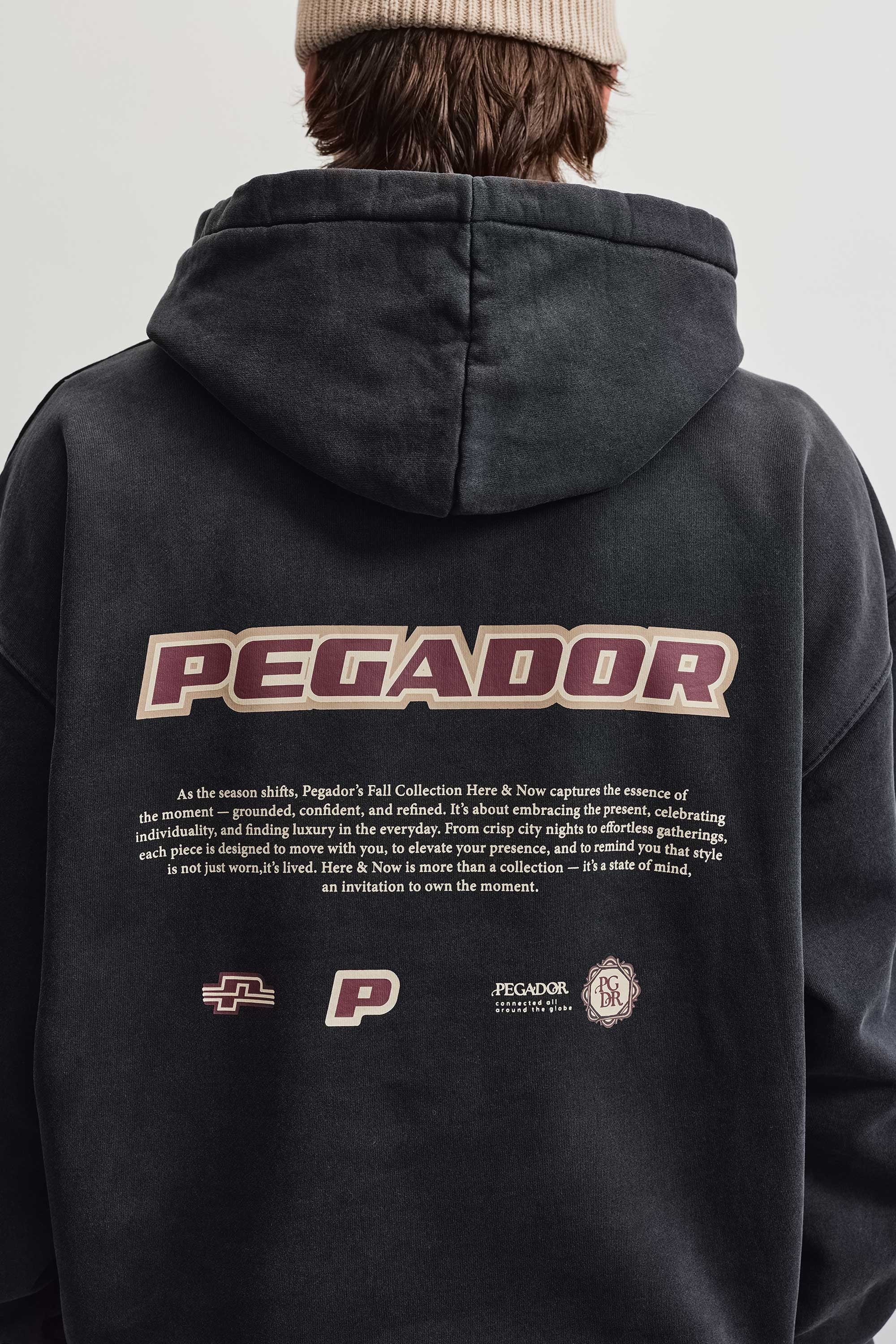 PEGADOR Sweat à capuche »Binibeca Oversized Hoodie«, mélange de coton, oversize
