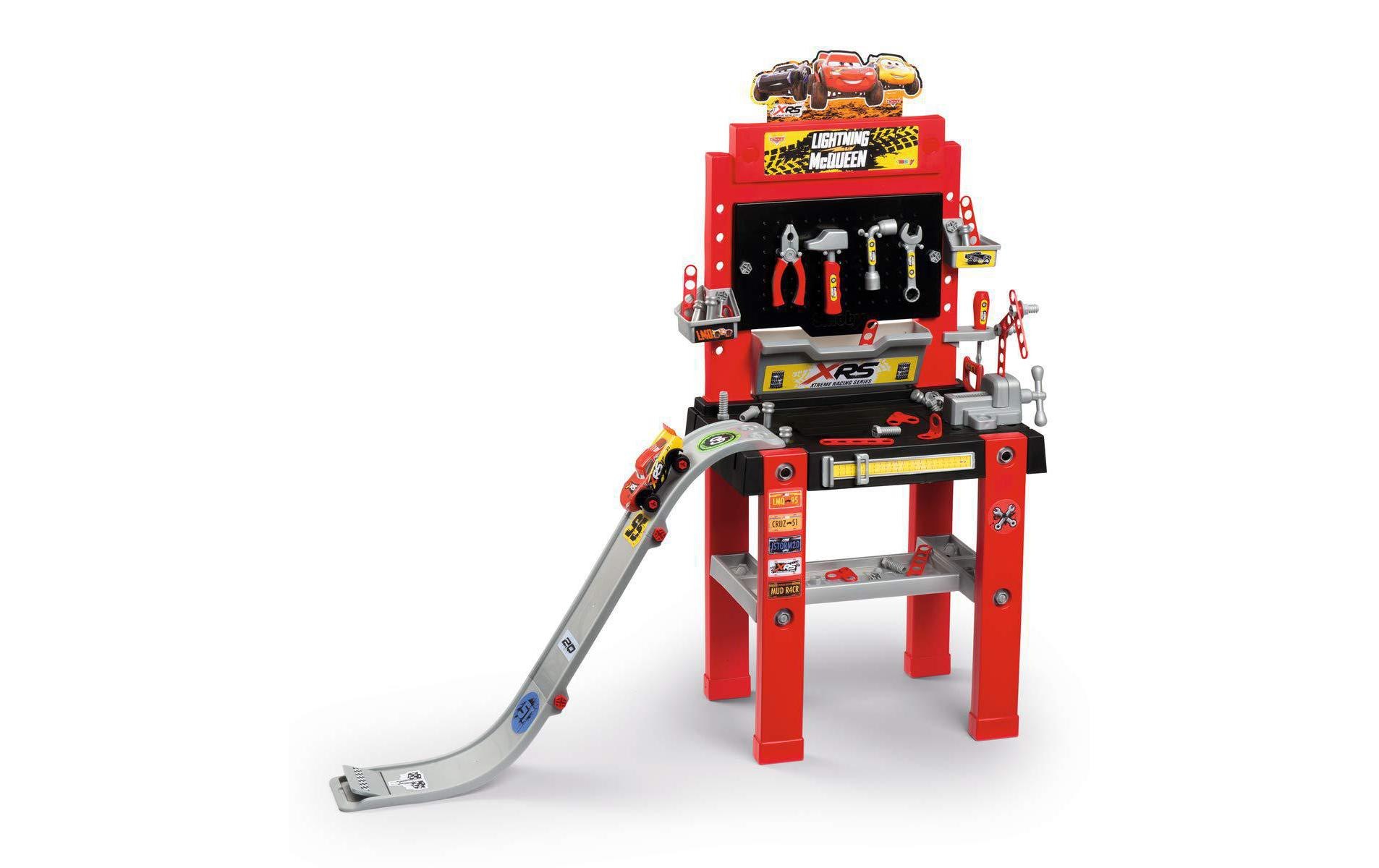 Werkbank, Smoby, »Cars Werkbank-Center mit Sprungschanze«