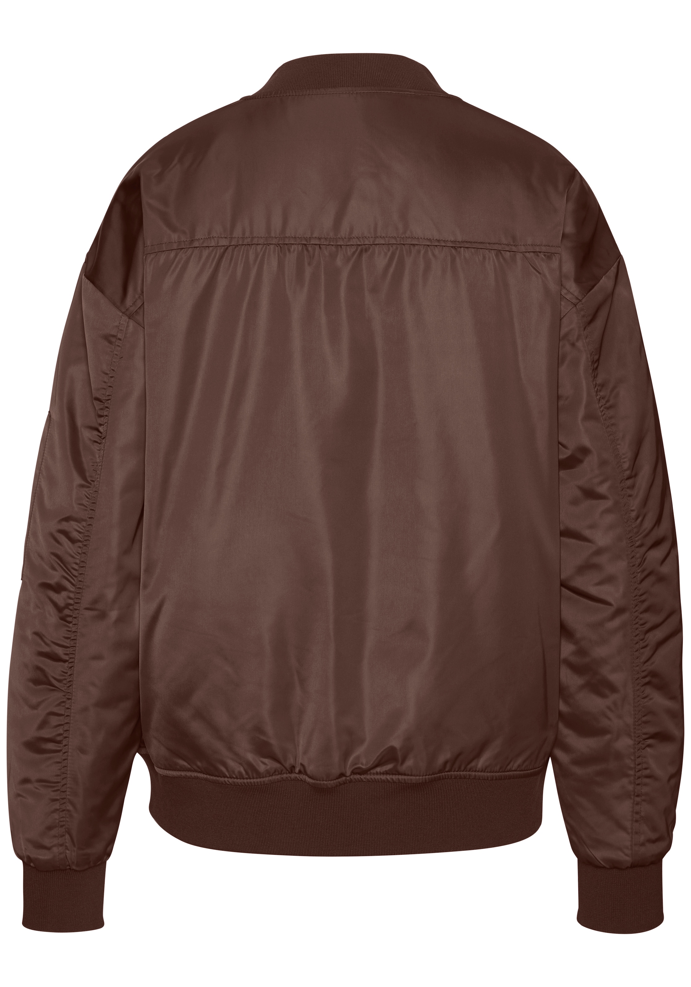 Buffalo Veste réversible Dunkelbraun/Leoprint, Bomberjacke, modisch