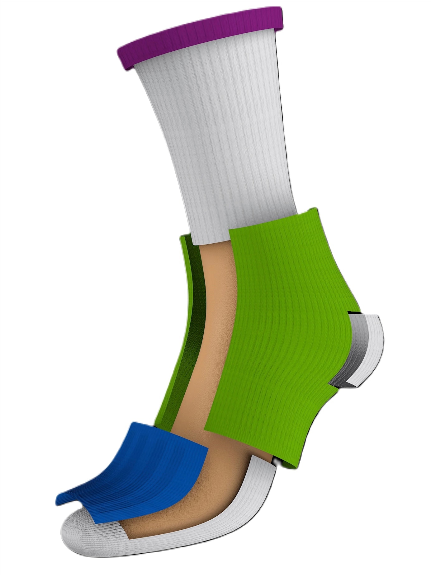 Komfortsocken, (1 Paar)