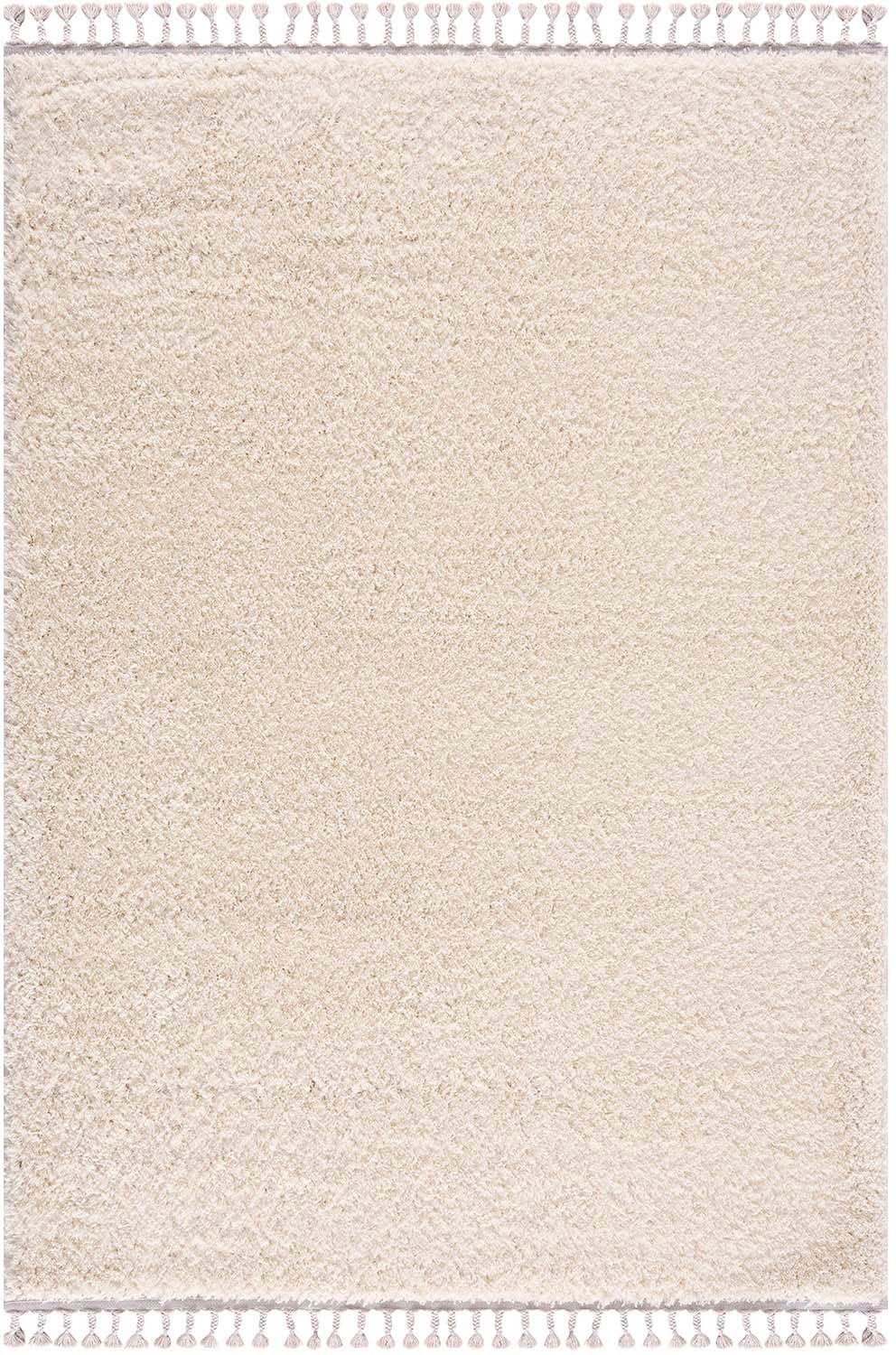 Carpet City Hochflor-Teppich »Pulpy 100«, rechteckig, 30 mm Höhe, Läufer, weich, mit Fransen, uni, viele Grössen, Wohnzimmer, Schafzimmer