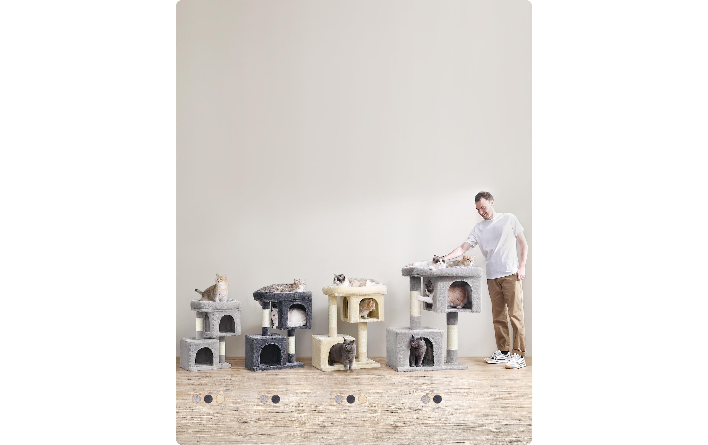 FEANDREA Kratzbaum »Grosse Plattform 74 cm«, hoch