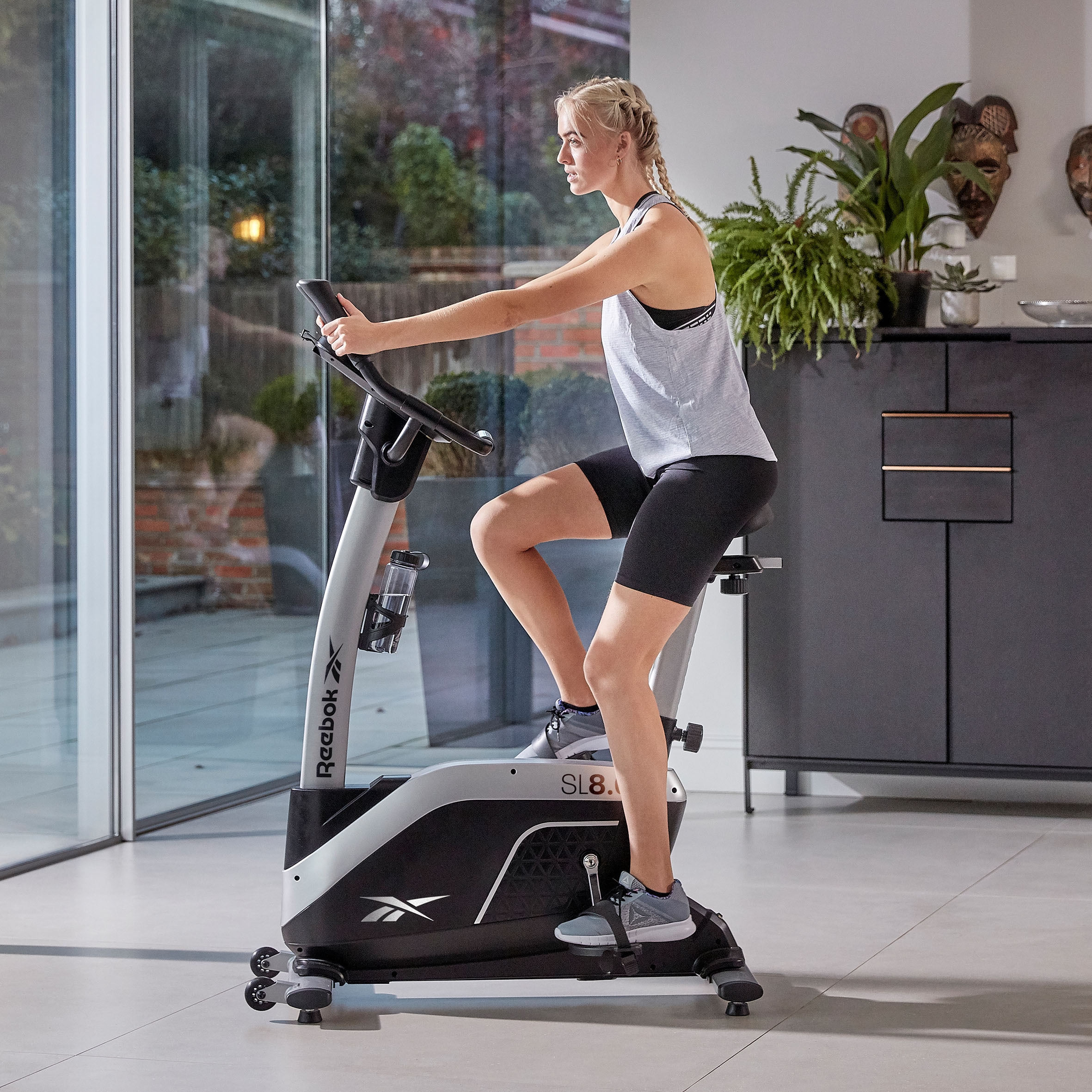 Reebok Ergometer »SL8.0 Fahrrad-Ergometer«, Schwungmasse ca. 10 kg, 24 Widerstandsstufen